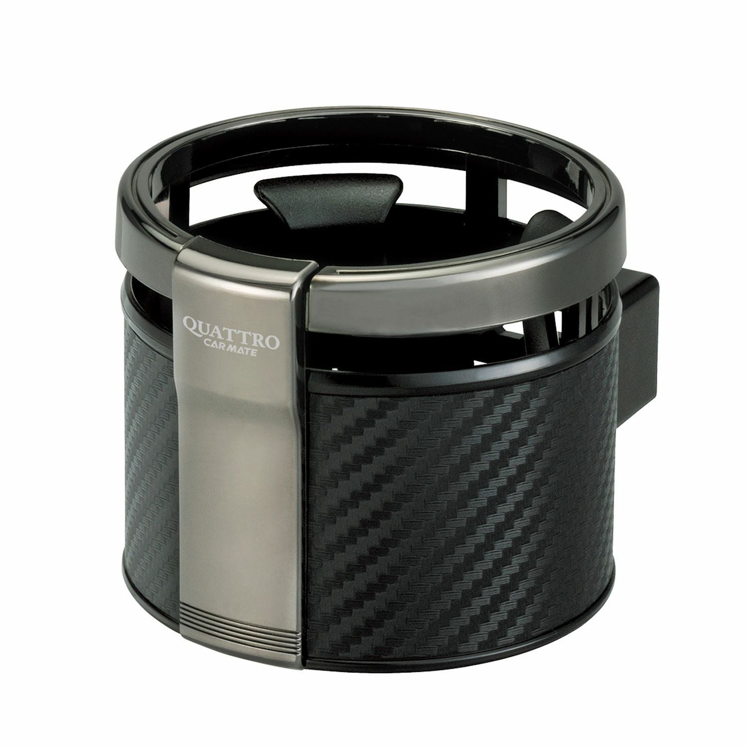 DZ265 ドリンクホルダー クワトロ カーボン調 ブラックメッキ