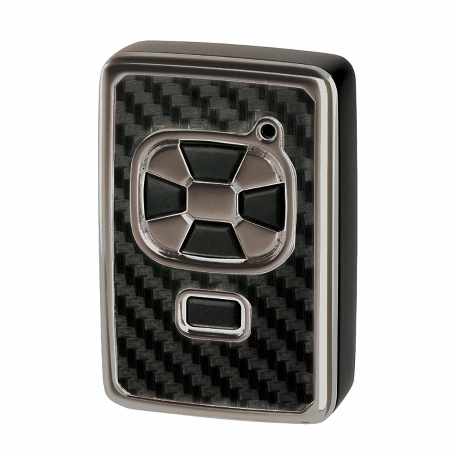 DZ213 キーカバー トヨタ用A カーボン調ブラックメッキ | カーメイト