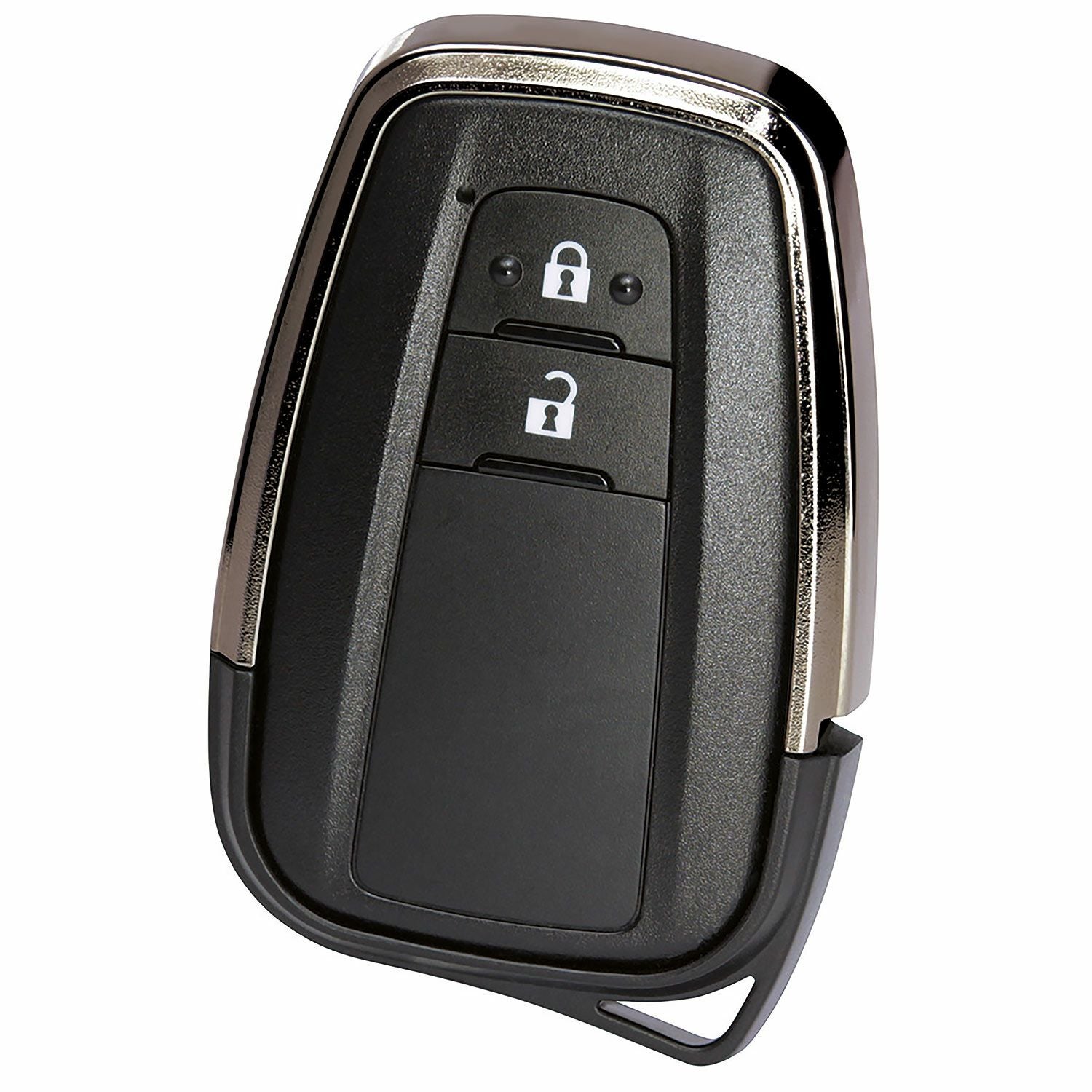 DZ488 キーカバー バンパータイプ トヨタF ブラックメッキ