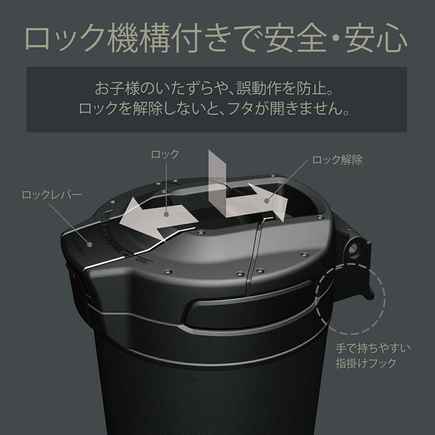 DZ417 ロックアッシュトレイ ブラック | カーメイト 公式オンライン
