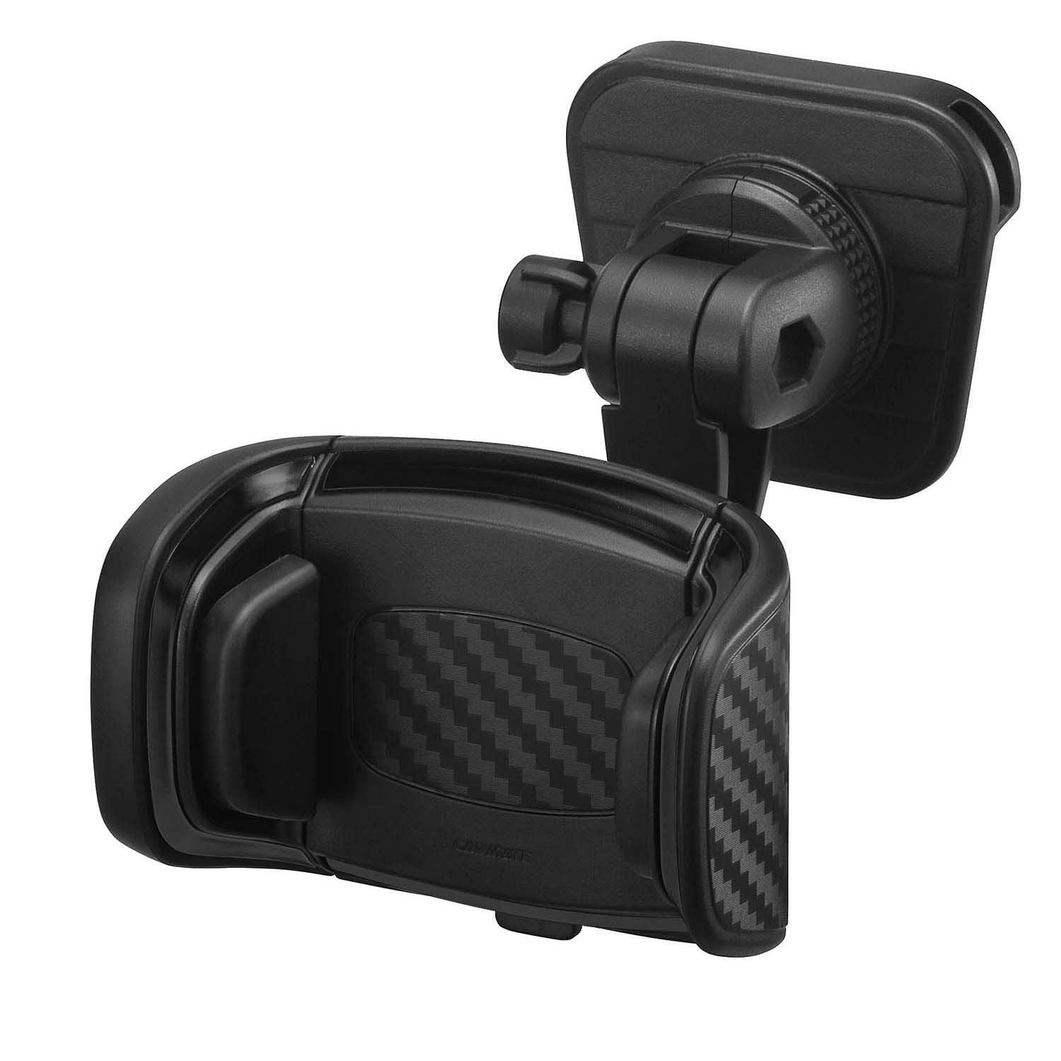 スマホアクセサリー rabbit_xxx DZ520 スマホルダー クイック AC取付け カーボン調 BLACK EDITION