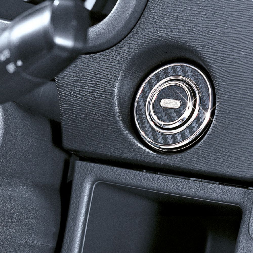 DZ190 ドレスアップパーツ プッシュスイッチリング スズキ用A カーボン