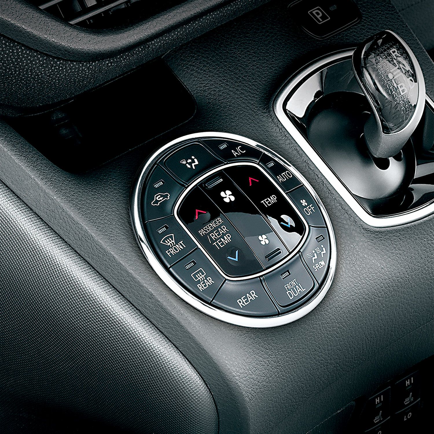 NZ550 ドレスアップパーツ エアコンスイッチリング ノア ヴォクシー用