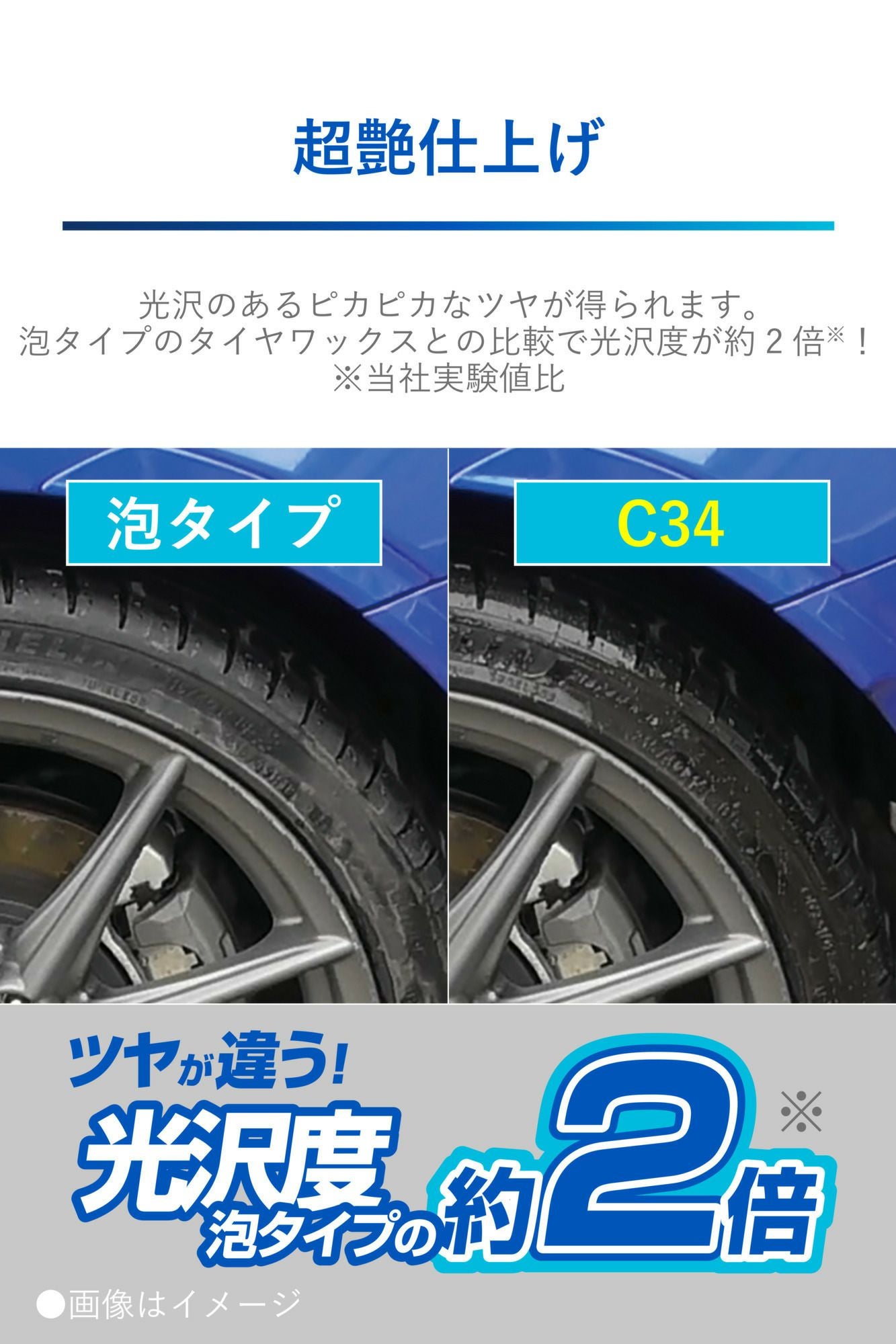 C34 ブライトマジック 超艶タイヤWAX | カーメイト 公式オンライン