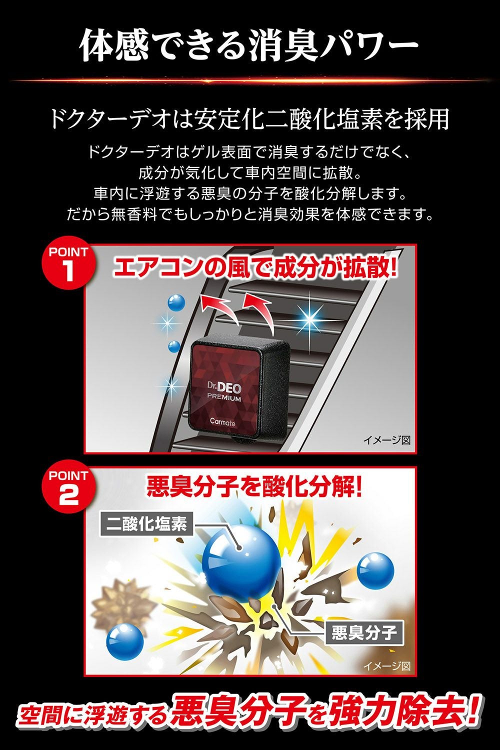 D222 ドクターデオプレミアム エアコン取付タイプ | カーメイト 公式