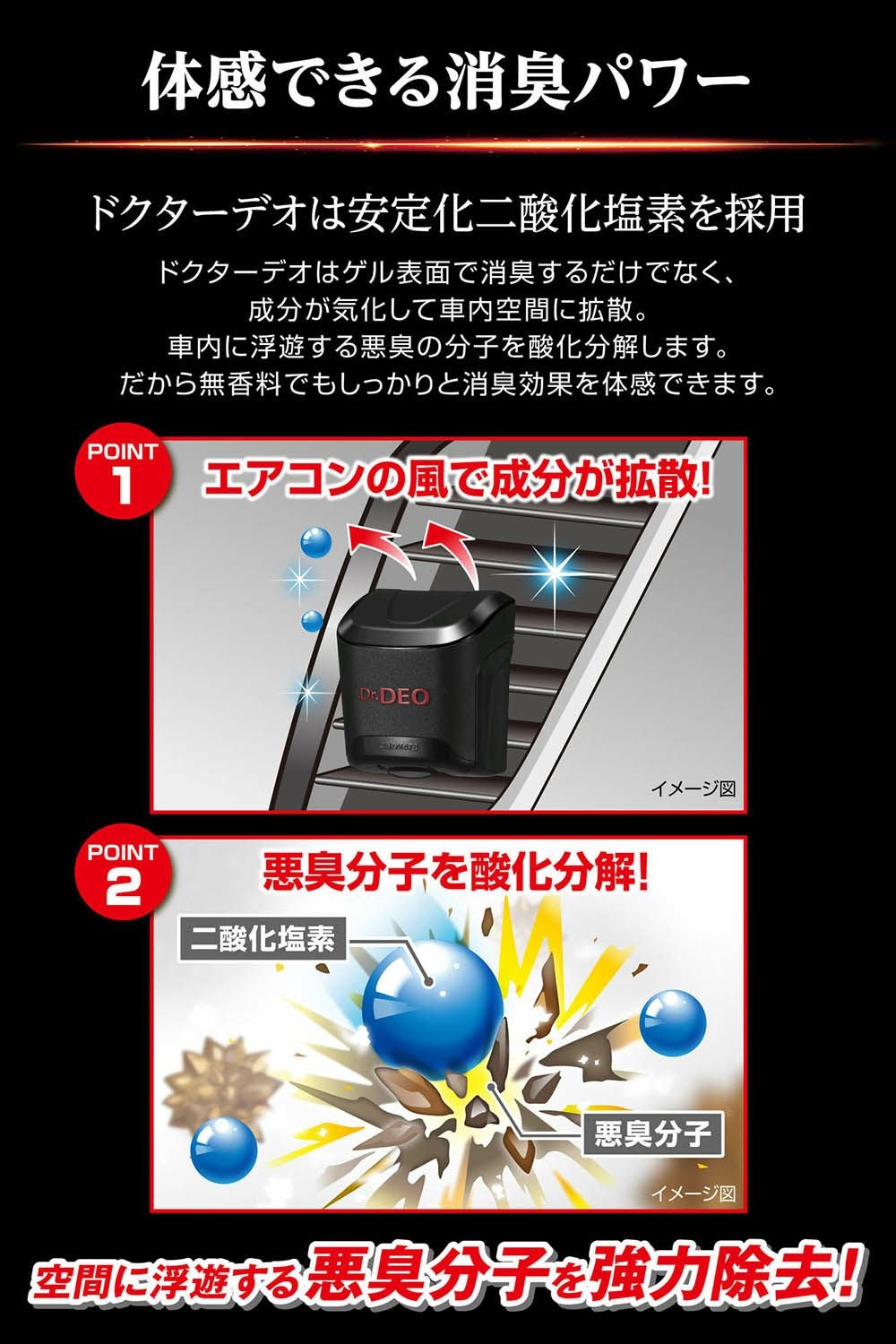 D232 ドクターデオプレミアム エアコン取付タイプ 90日 無香
