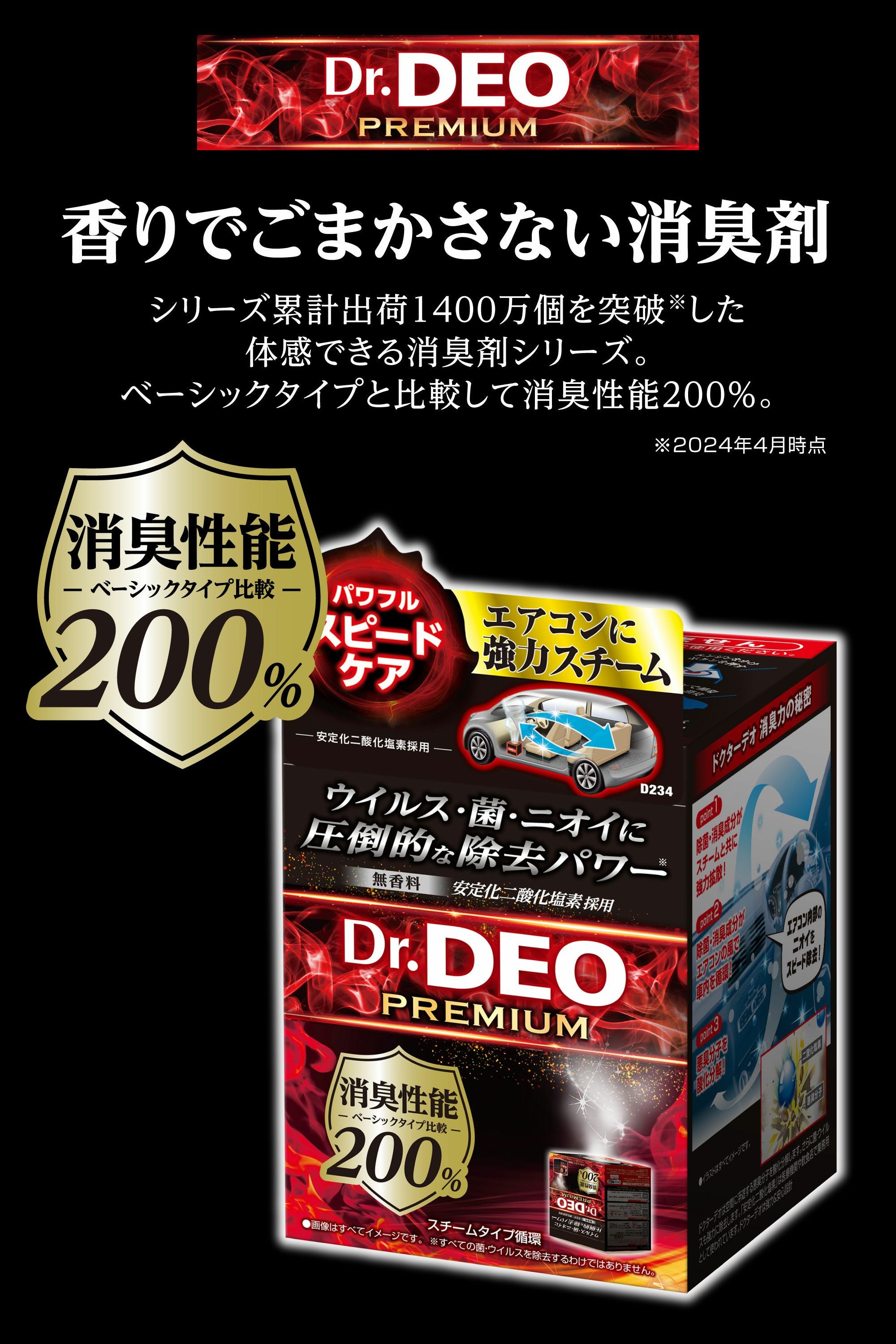 D234 ドクターデオプレミアム スチームタイプ 循環 無香 | カーメイト