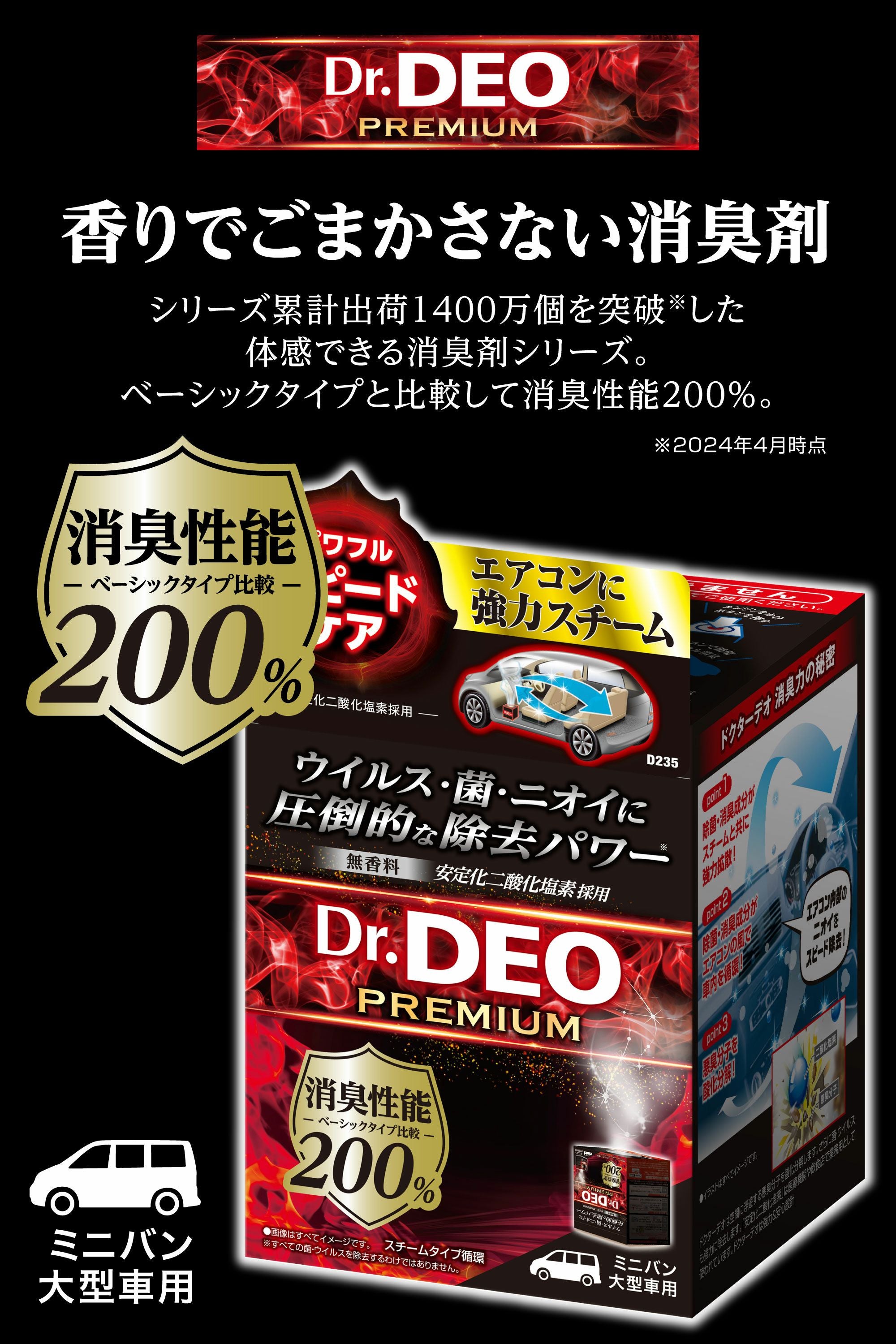 D235 ドクターデオプレミアム スチームタイプ 循環 大型 無香