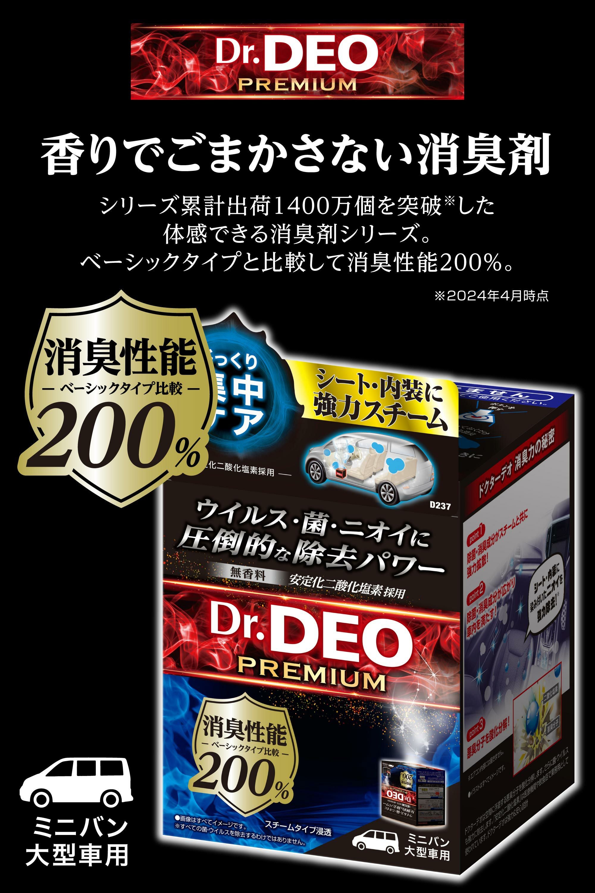 D237 ドクターデオプレミアム スチームタイプ 浸透 大型 無香