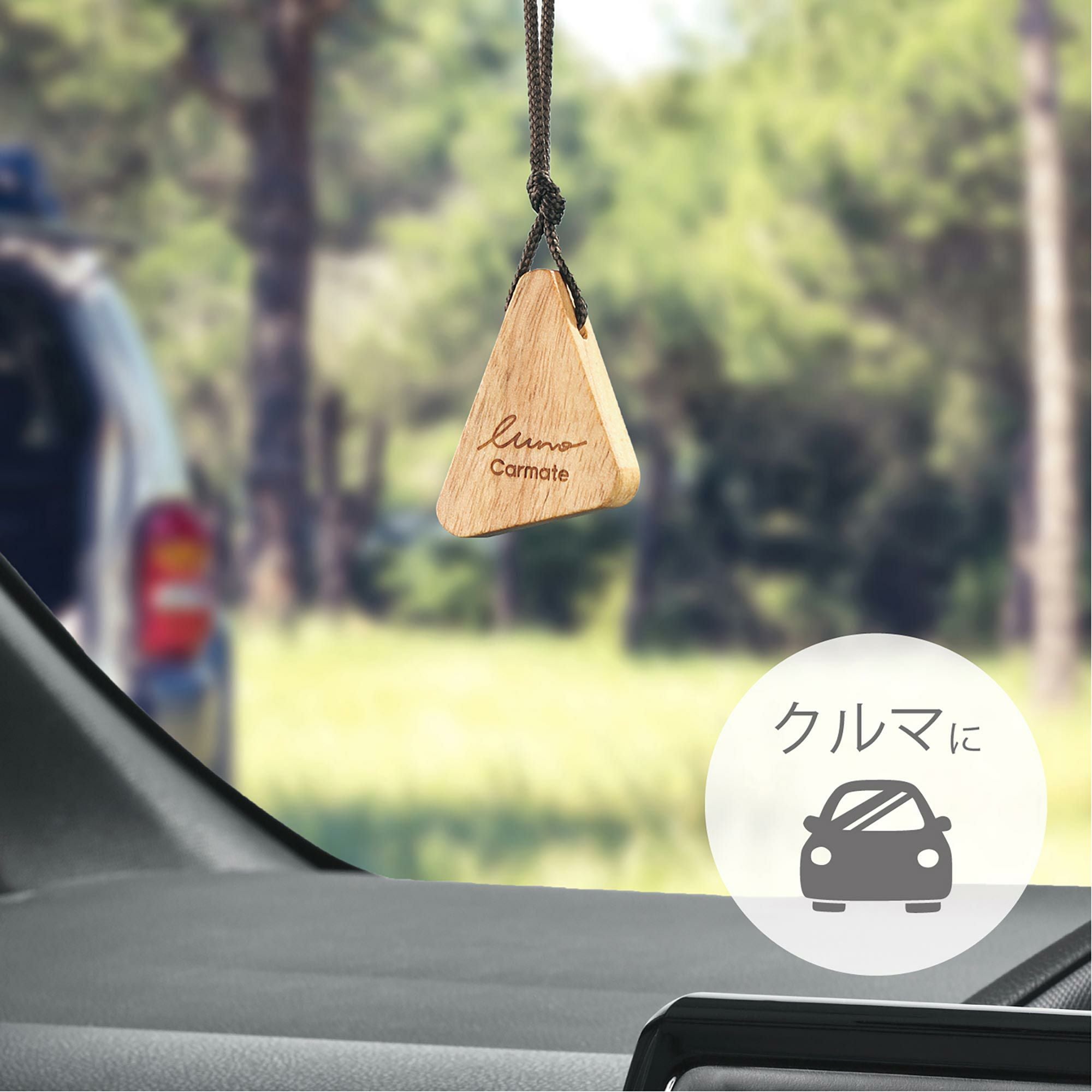 H613 ルーノ ハンギングウッド プルメリア&ラズベリー | カーメイト