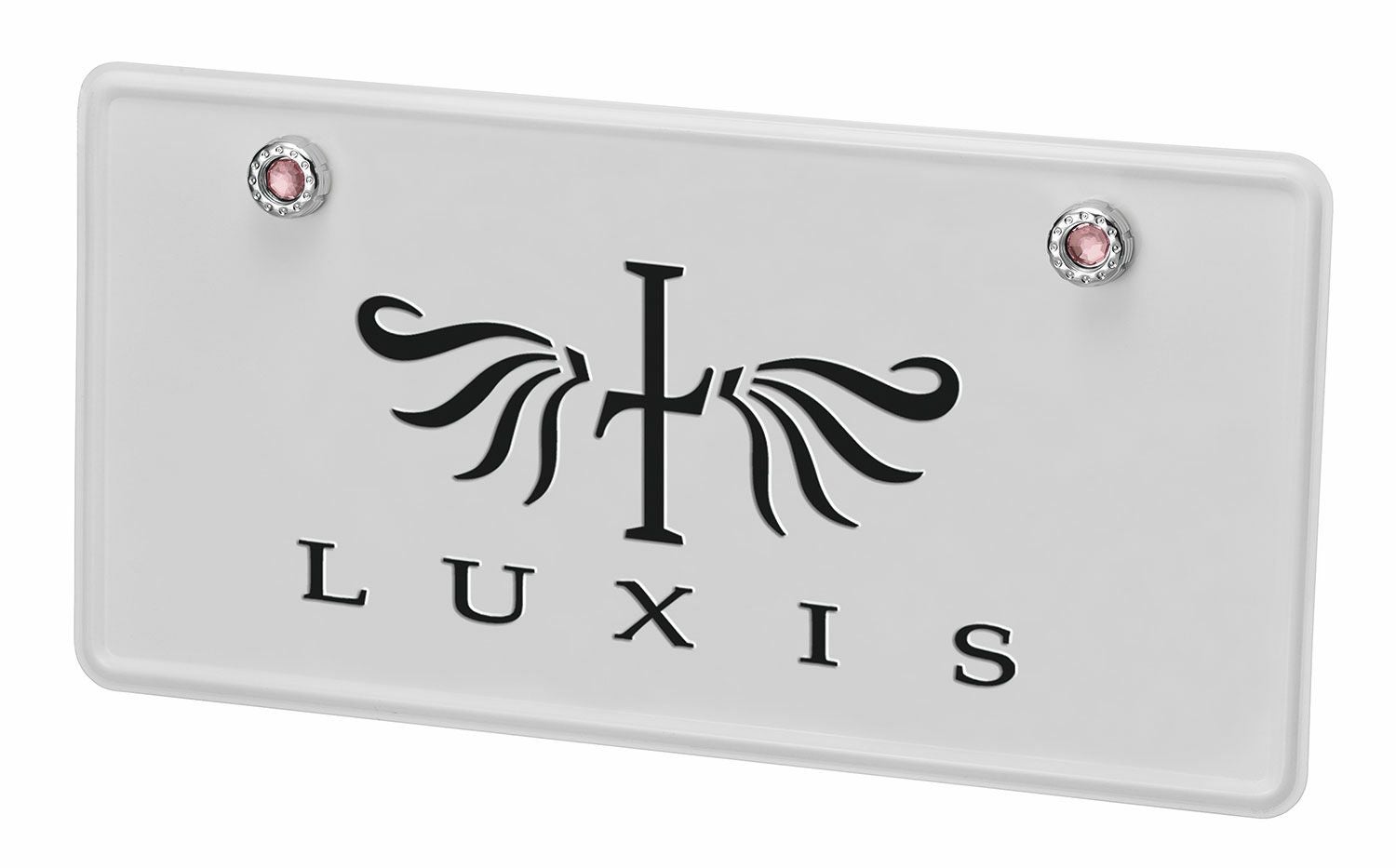 LS418 LUXIS セキュリティナンバーボルト&キャップクリスタル CR/LR