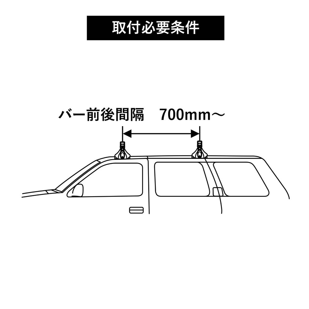 カーメイト イノー INA455 カヤックアタッチメント3 inno carmate