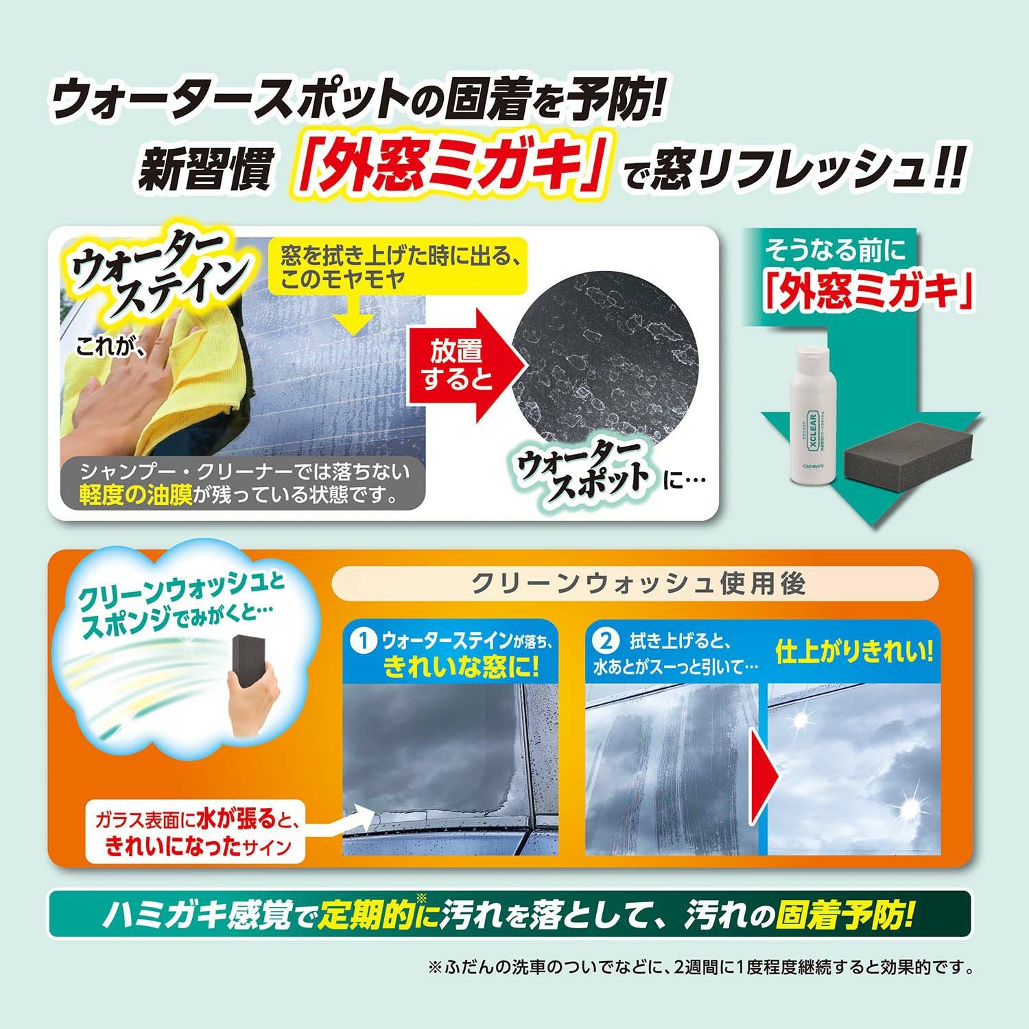 C144 エクスクリア 外窓専用クリーンウォッシュ | カーメイト 公式