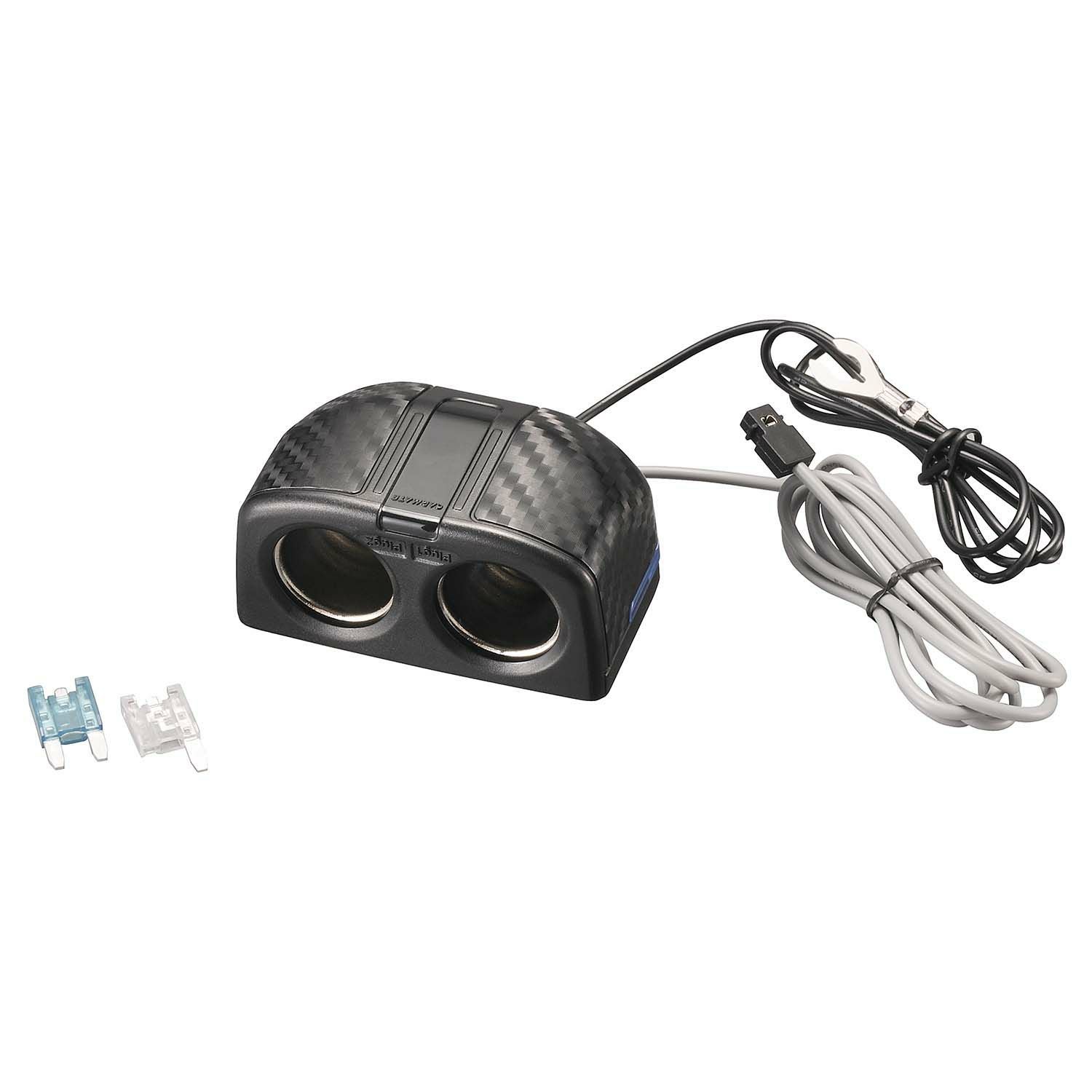 CZ493 ヒューズ電源 増設ソケット 2口 ミニ平型ヒューズ用