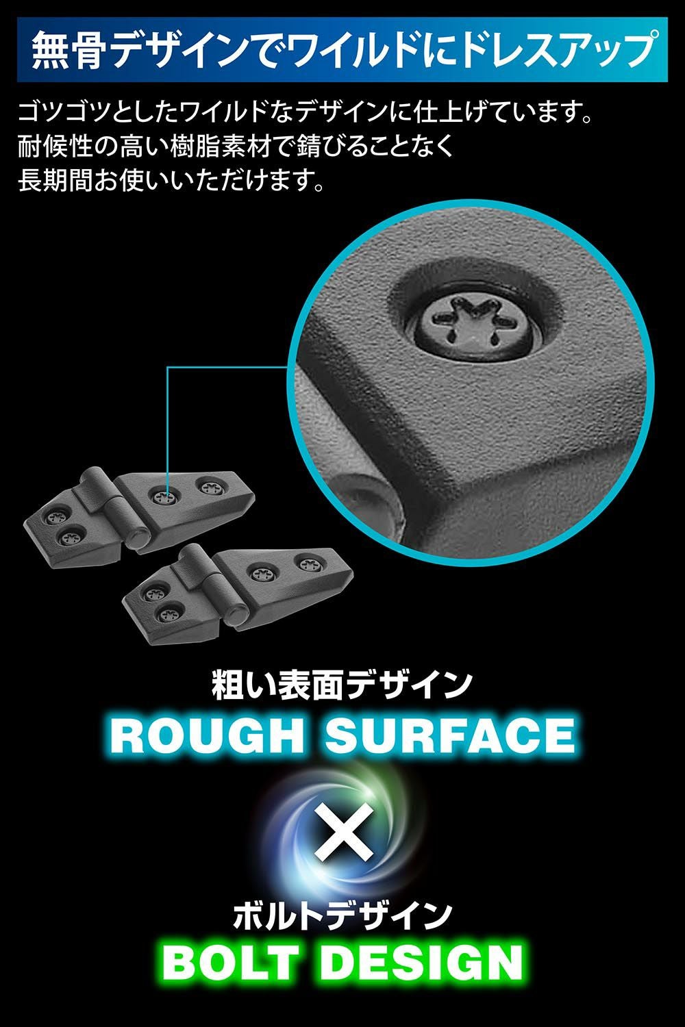 DZ529 ドレスアップパーツ アウターヒンジ 2個入り | カーメイト 公式