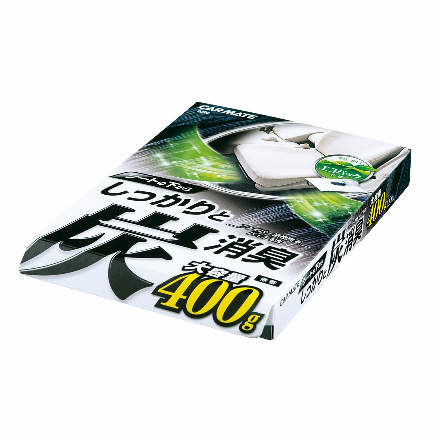 D202 しっかりと消臭 シート下400 炭 | カーメイト 公式オンライン