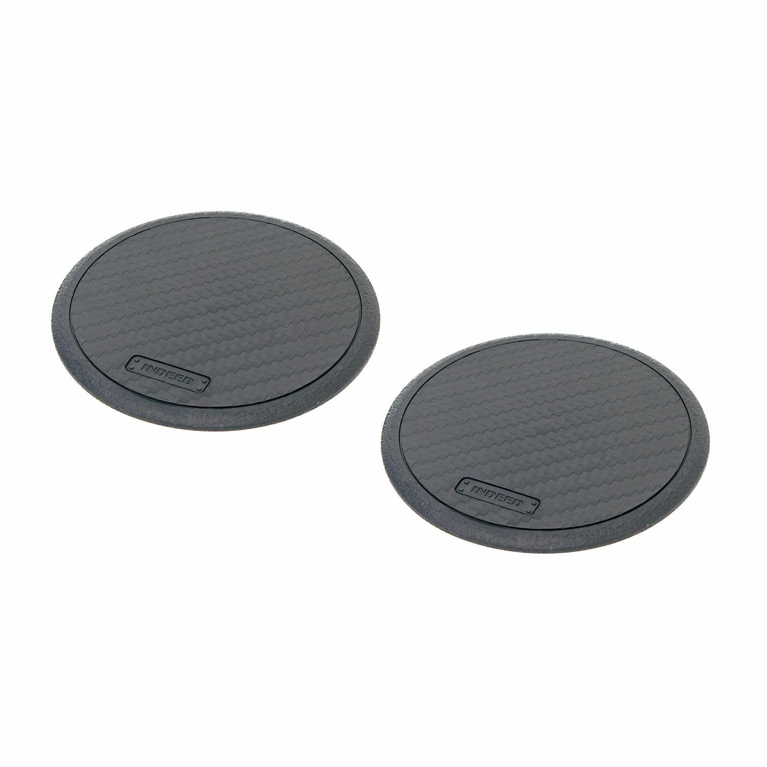 DZ237 ドリンクコースター 丸型 カーボン調 2枚入 | カーメイト 公式