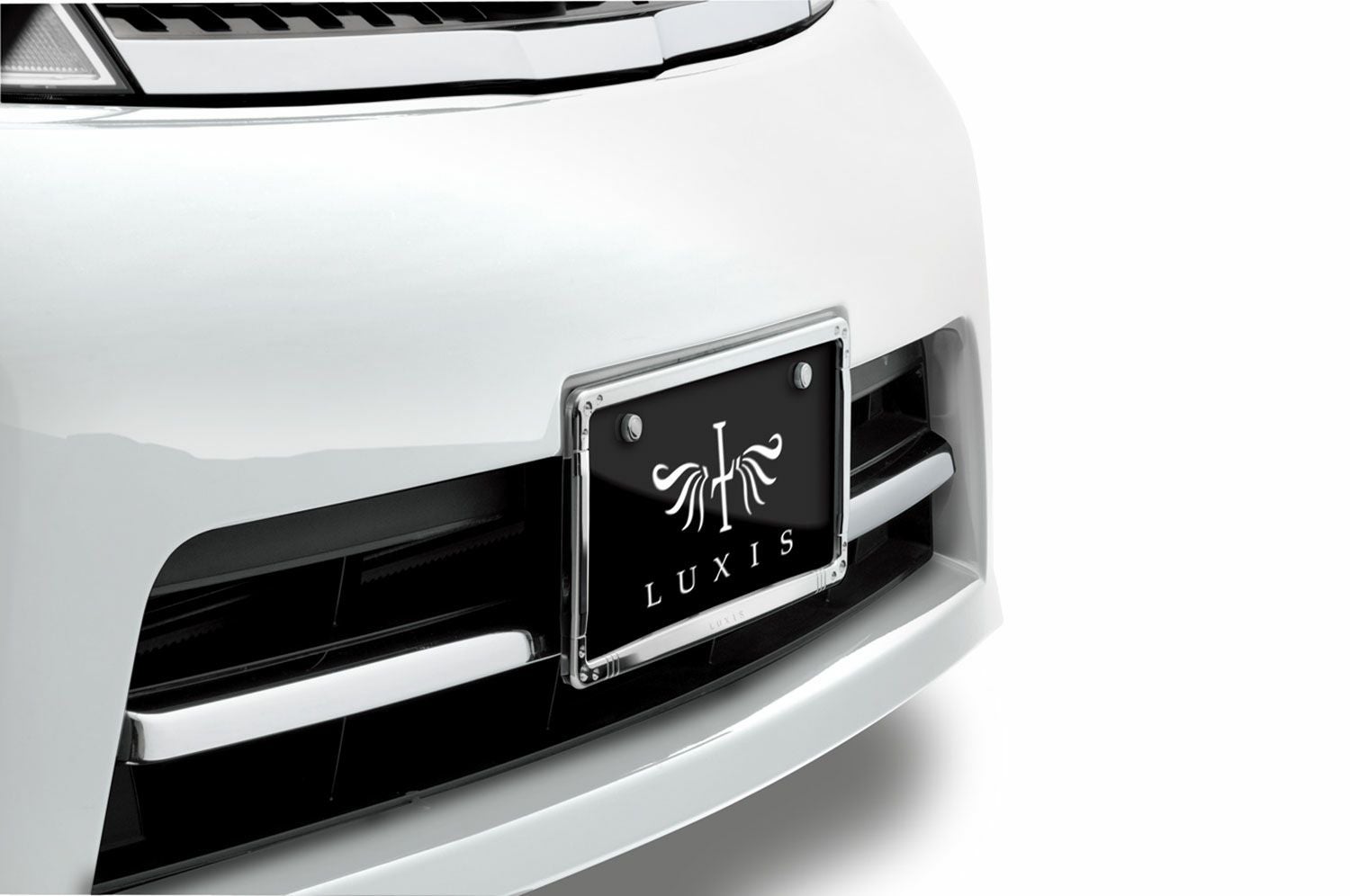 LS362 ラグジス LUXISクリスタルナンバーフレーム CR | カーメイト