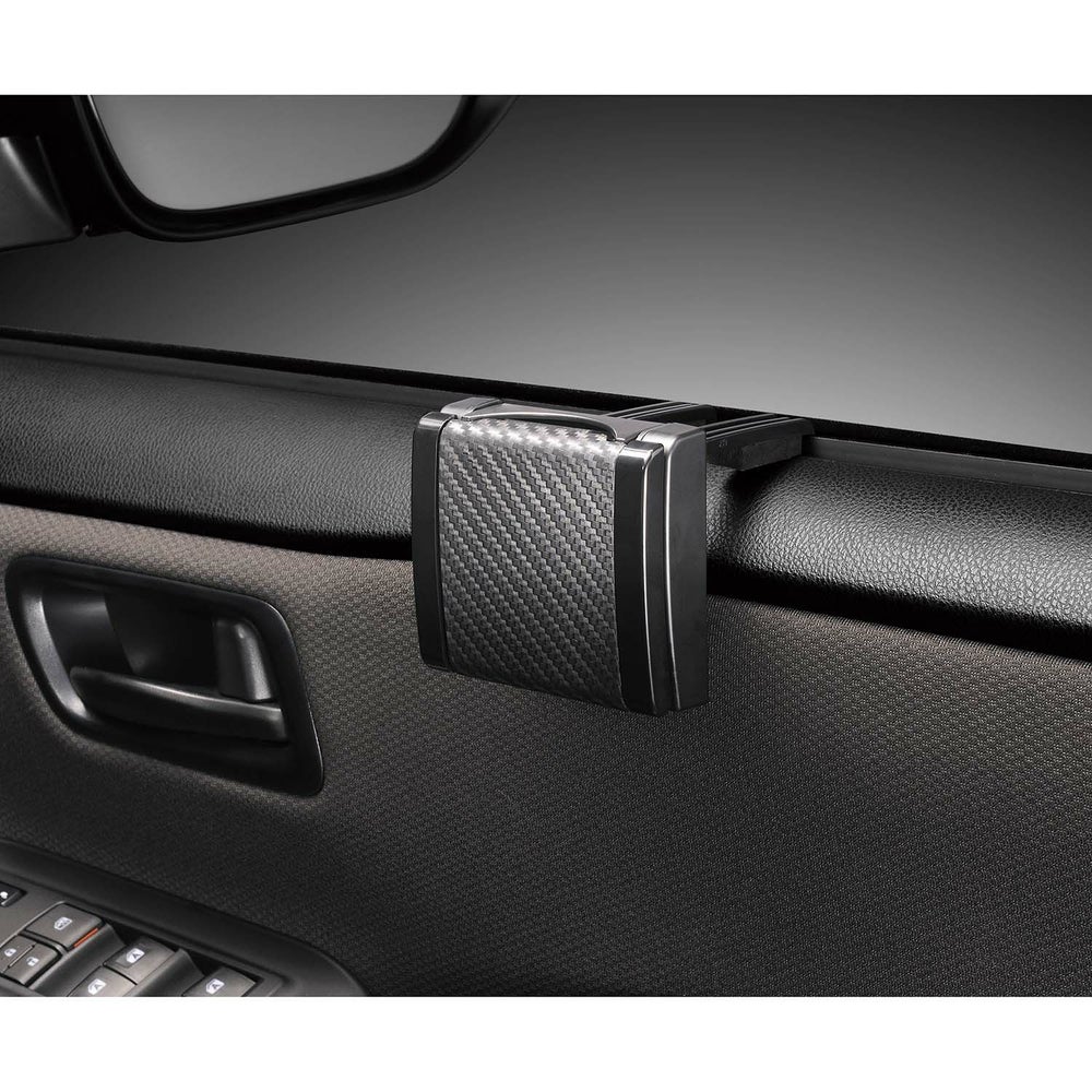 カーメイト DZ532 スリムドリンクホルダー カーボン調 BLACK EDITION