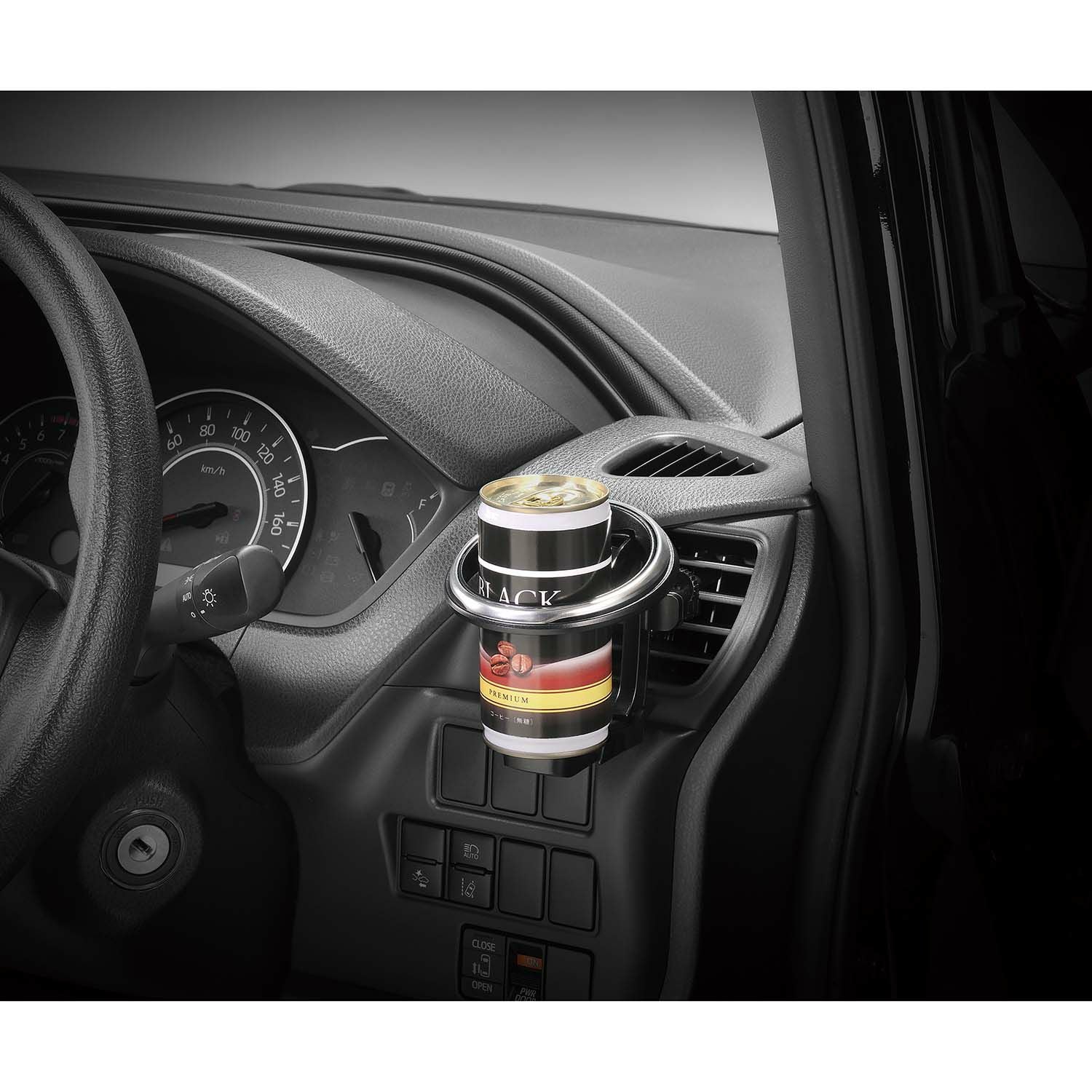 DZ530 ドリンクホルダー 折りたたみタイプSP シルバー | カーメイト