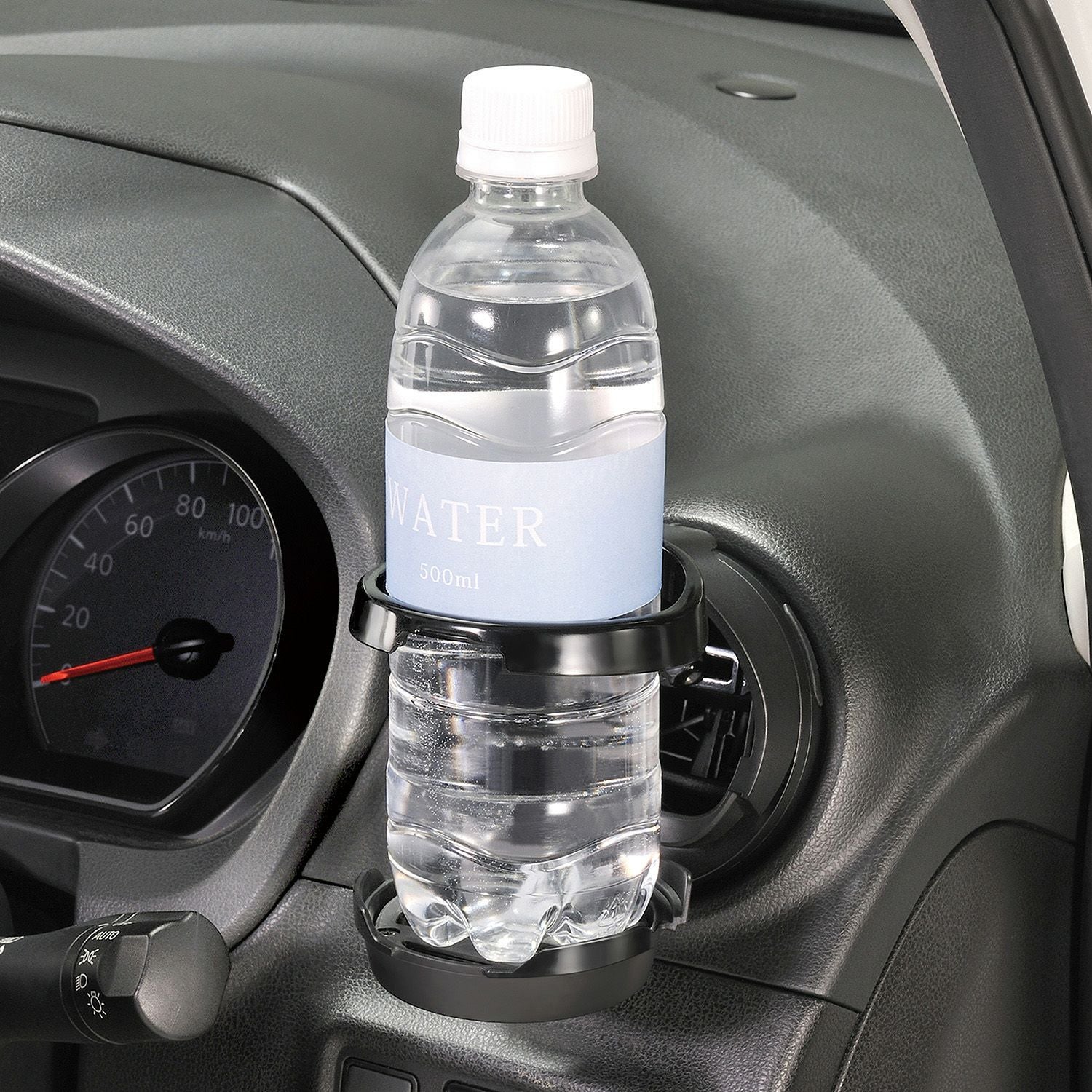 DZ539 丸型エアコン専用ドリンクホルダー2 ブラック | カーメイト 公式