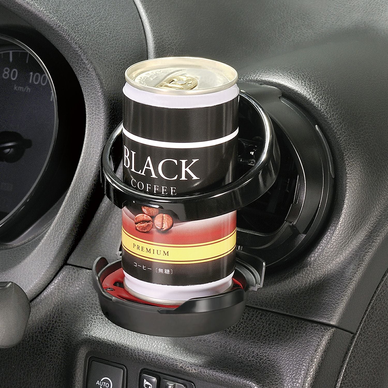 DZ540 丸型エアコン専用ドリンクホルダー2 レッド | カーメイト 公式