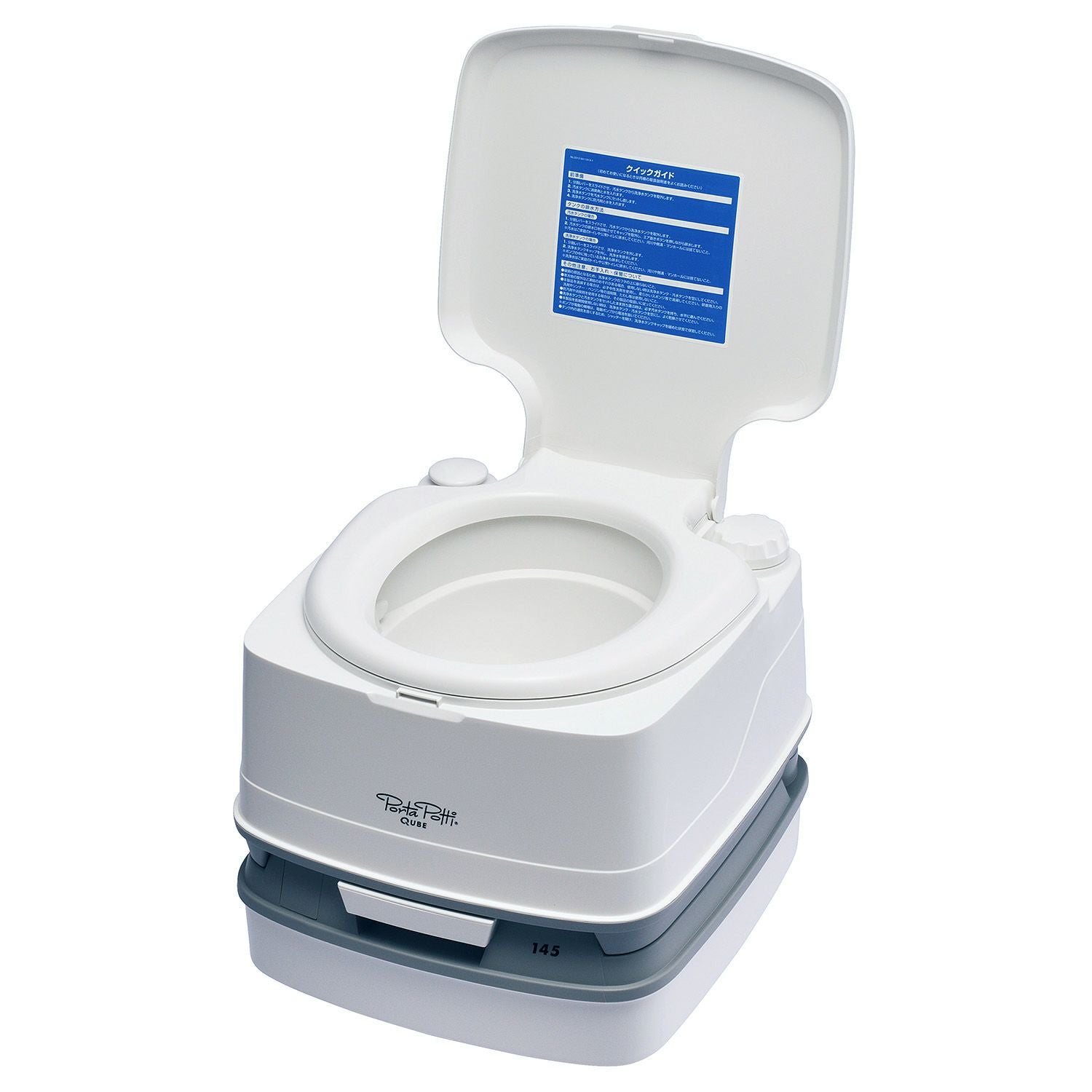 PPQ145W ポルタポッティ キューブ 蛇腹ポンプ ホワイト | カーメイト