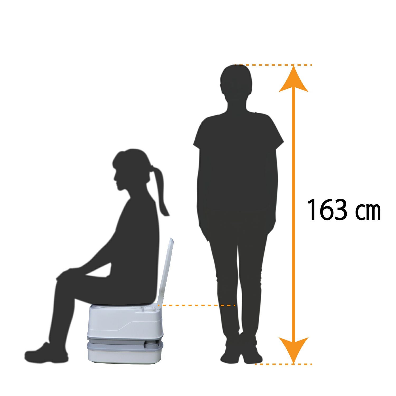 PPQ145W ポルタポッティ キューブ 蛇腹ポンプ ホワイト | カーメイト