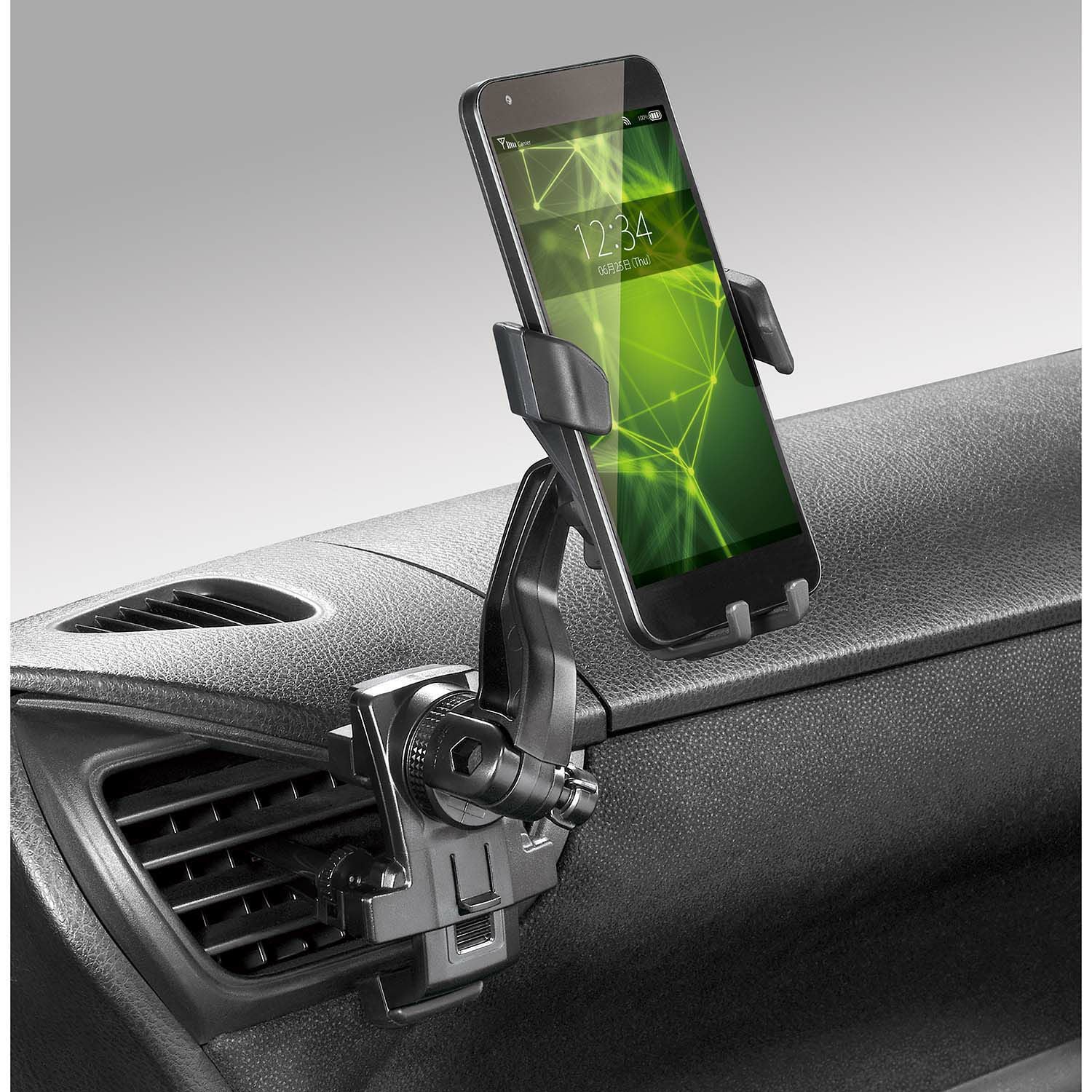 SA29 スマホルダー ロングアーム エアコン取付 ウィングキャッチ