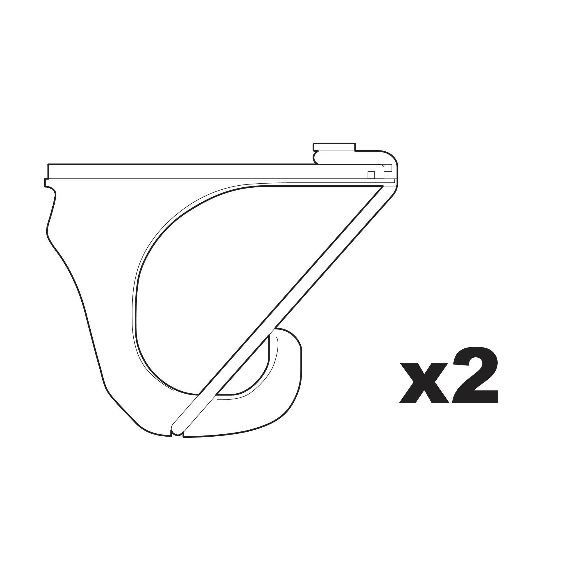 ZSP93 Jフック ゴムバンド付(2ヶ1組) IF14/IF16/IF17/I18用 補修パーツ