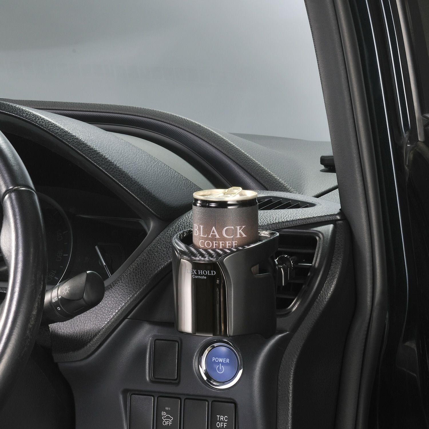 DZ554 ドリンクホルダー フレックスホールド ブラックメッキ