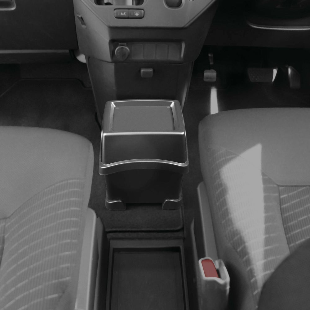 カーメイト DZ573 サポーター付ゴミ箱 トレイ付き ブラック carmate