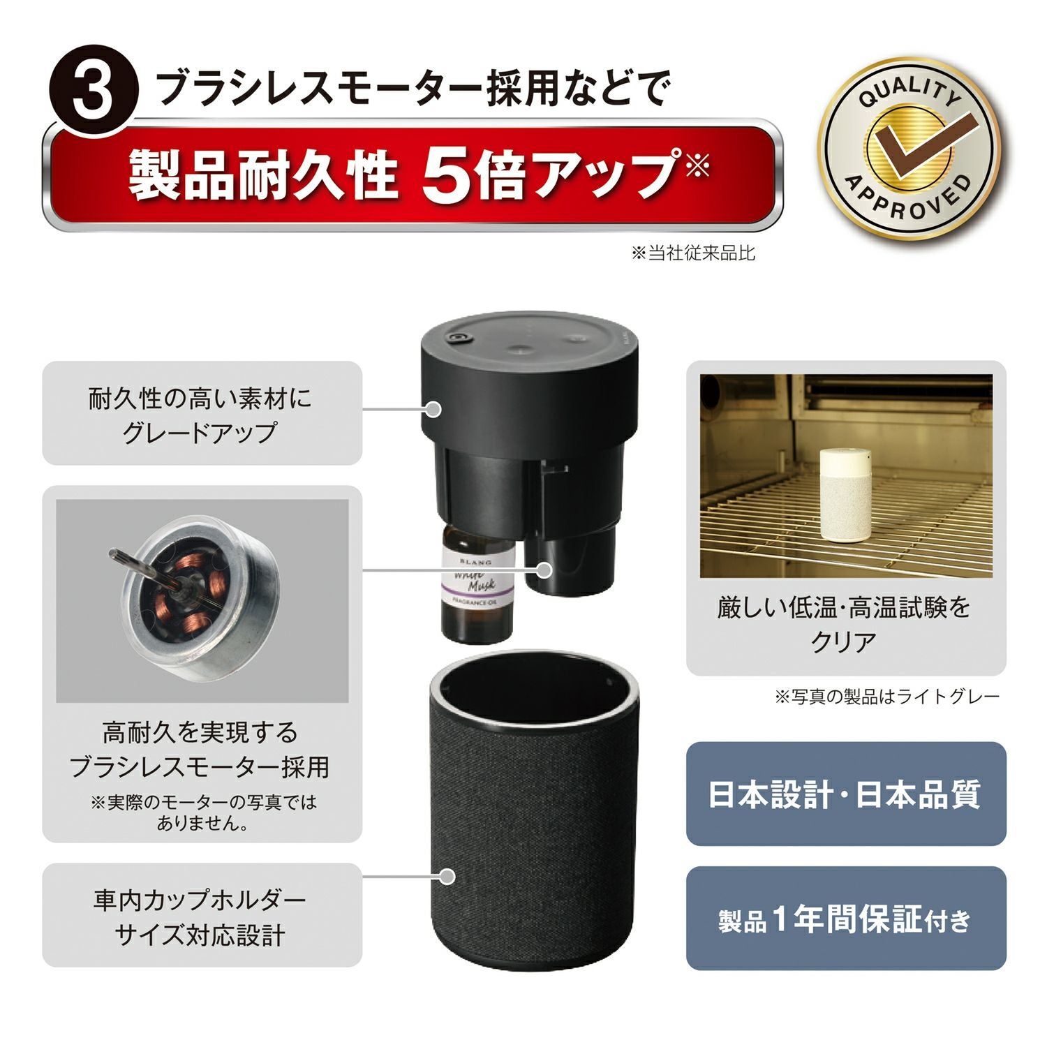 L10004 ブラング 噴霧式フレグランスディフューザー2 ブラック