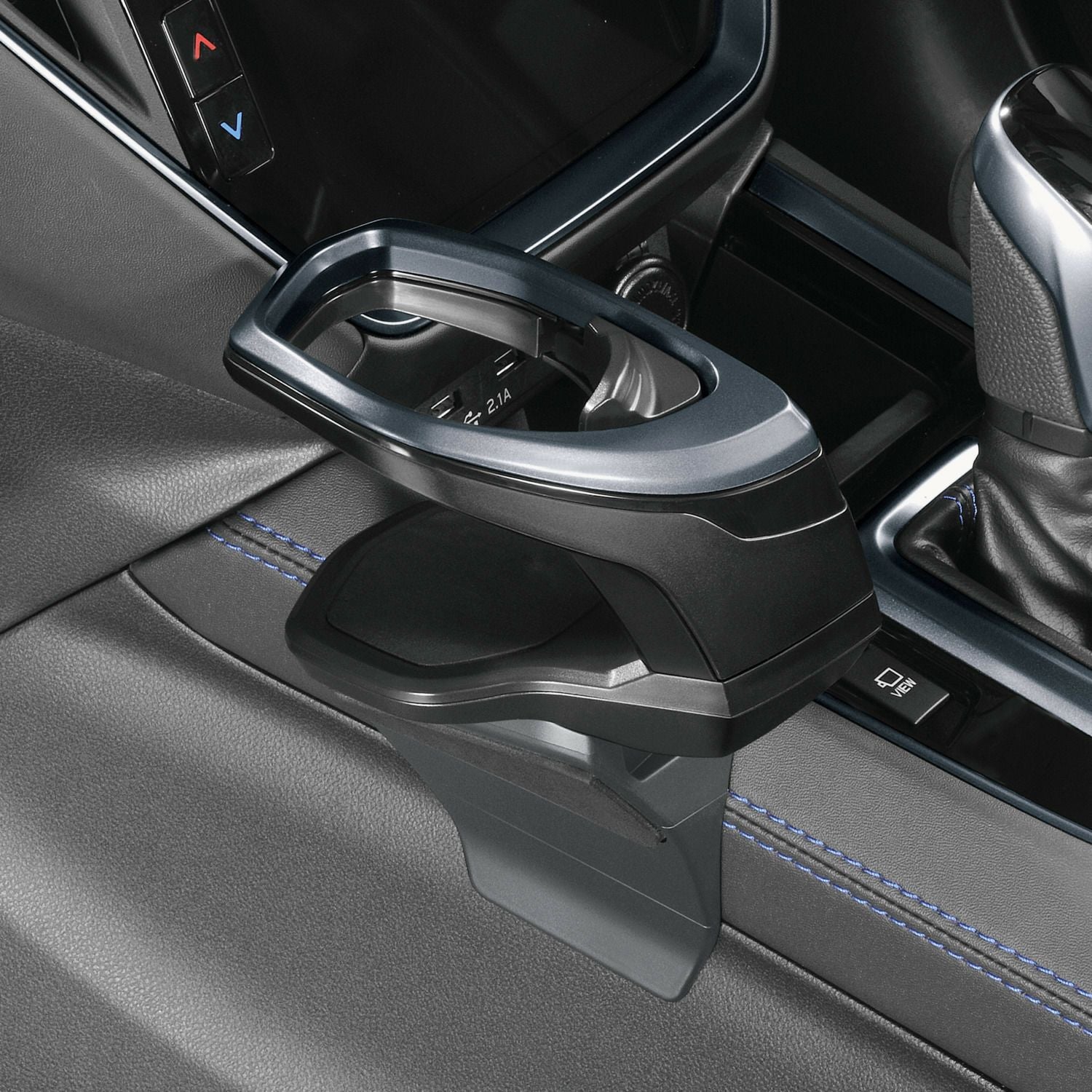 NZ822 レヴォーグ専用ドリンクホルダー コンソール取り付け ダーク