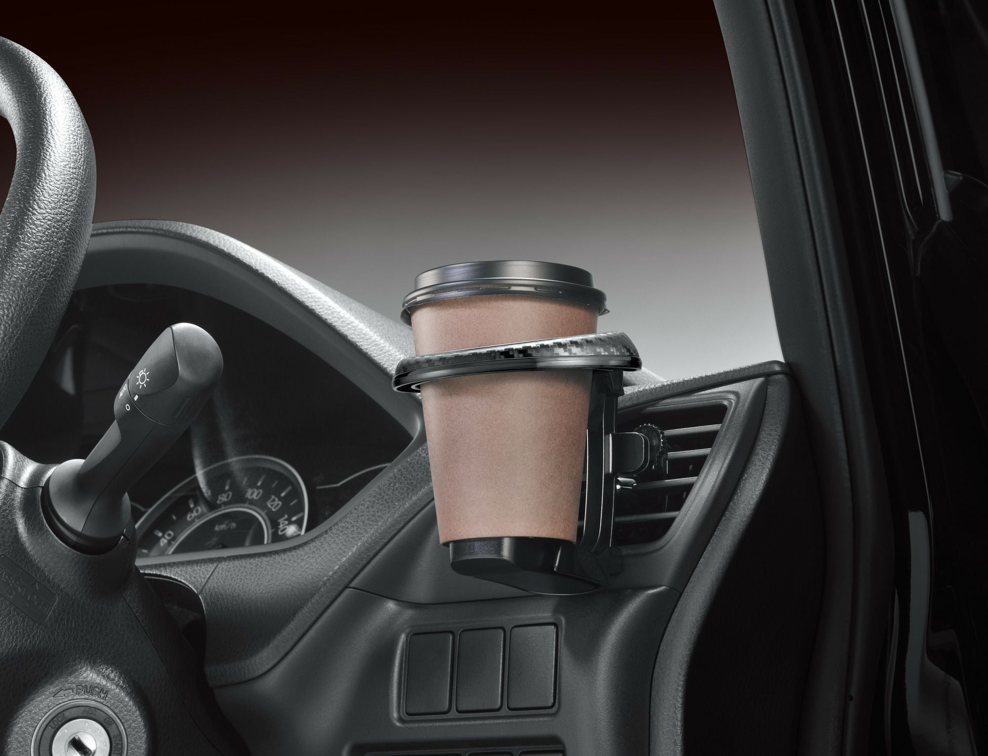 DZ581 ドリンクホルダー 折りたたみタイプSP ブラックエディション