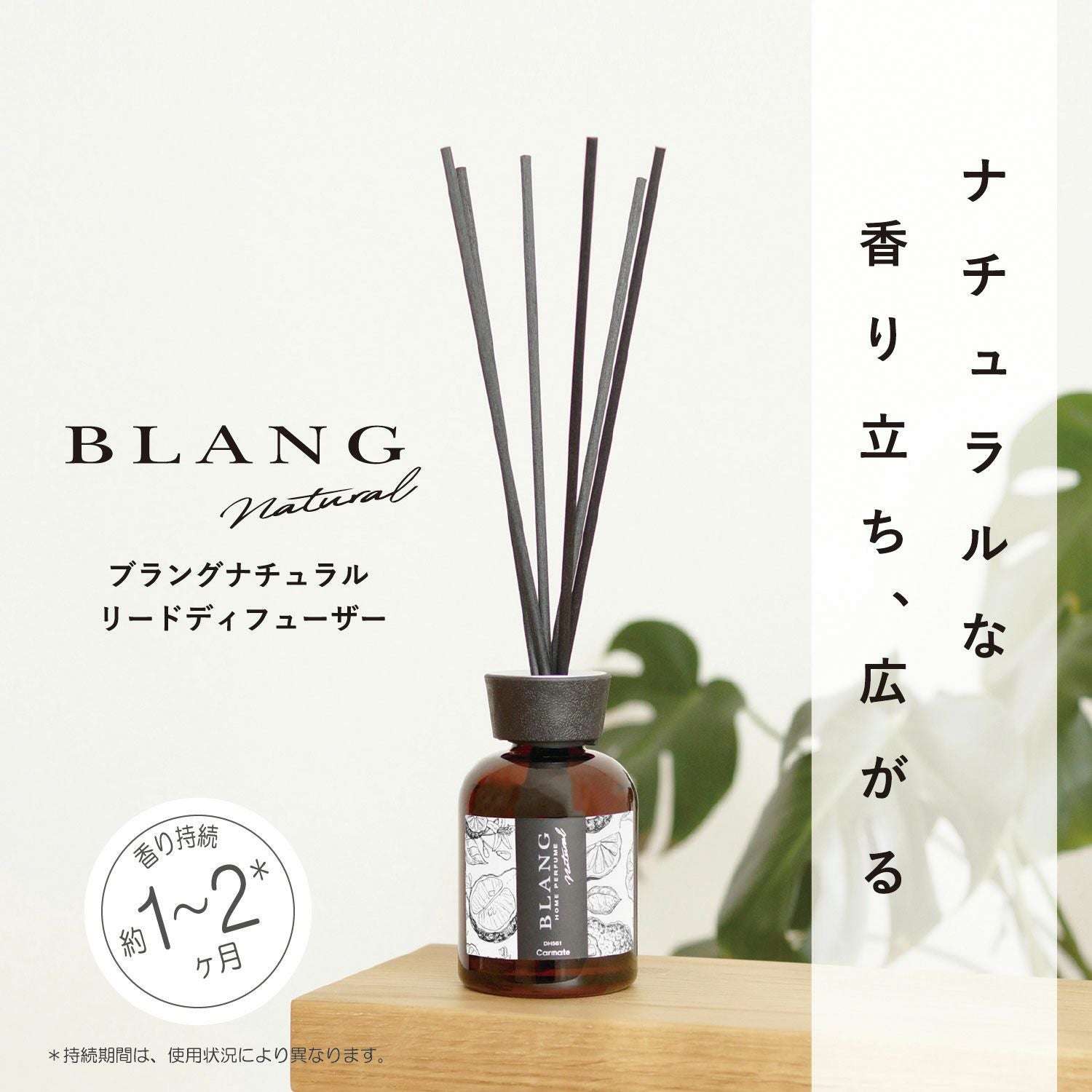 DH563 ブラングナチュラル リードディフューザー ホワイトベルガモット