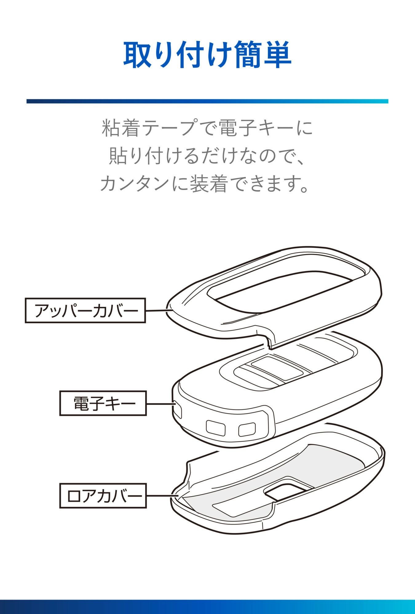 DZ583 キーカバー ホンダ用D カーボン調 | カーメイト 公式オンライン