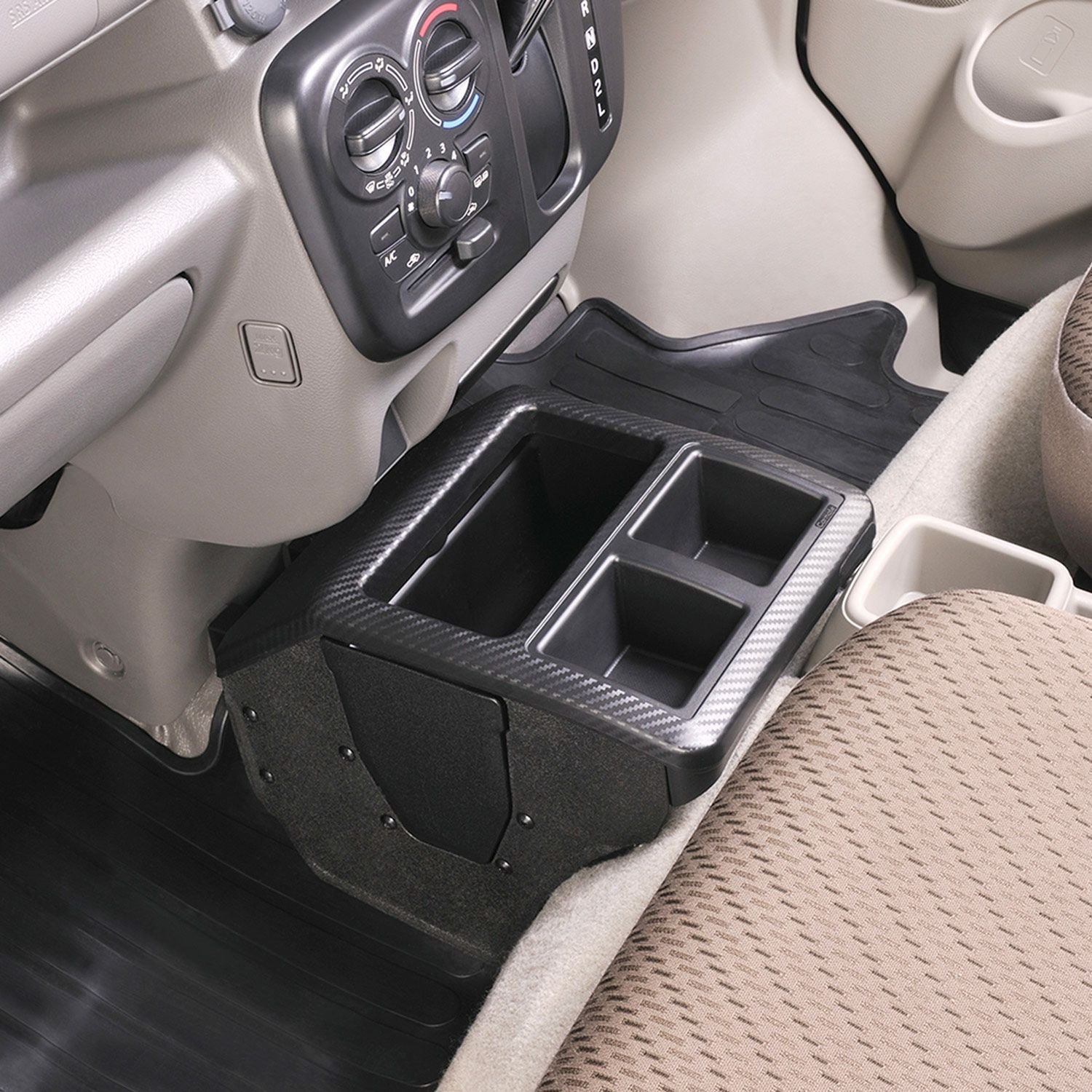 NZ826 コンソールボックス プレミアム エブリイ用 カーボン調ブラック