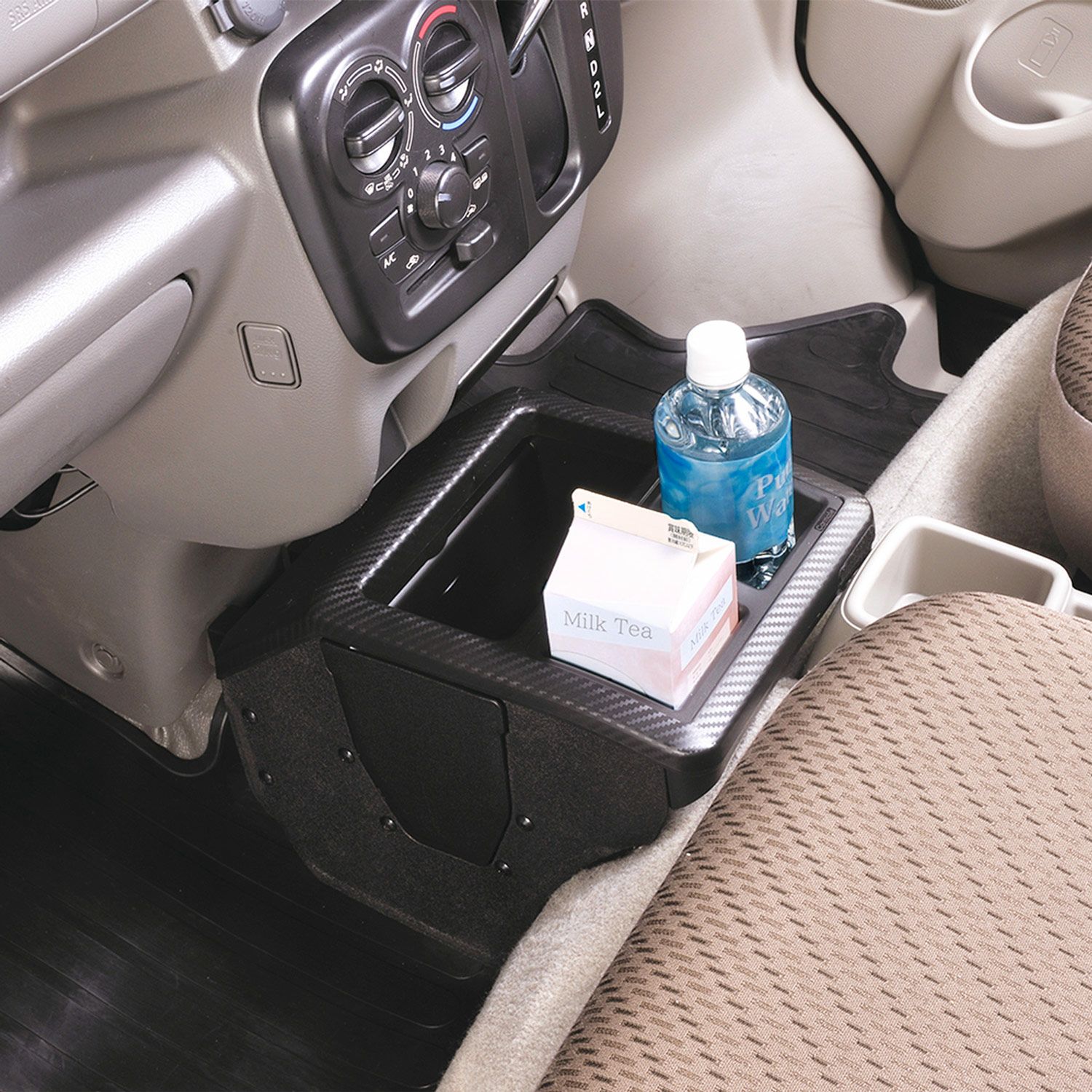 NZ826 コンソールボックス プレミアム エブリイ用 カーボン調ブラック