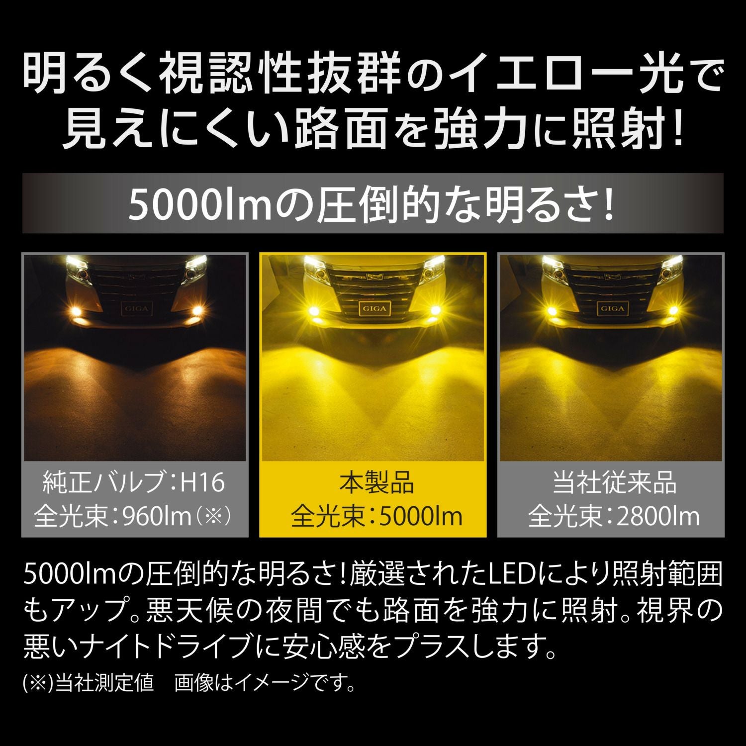Carmate GIGA LEDフォグバルブ F5000S BW5151 BW5151 GIGA LEDフォグバルブ F5000S | カーメイト 公式オンライン