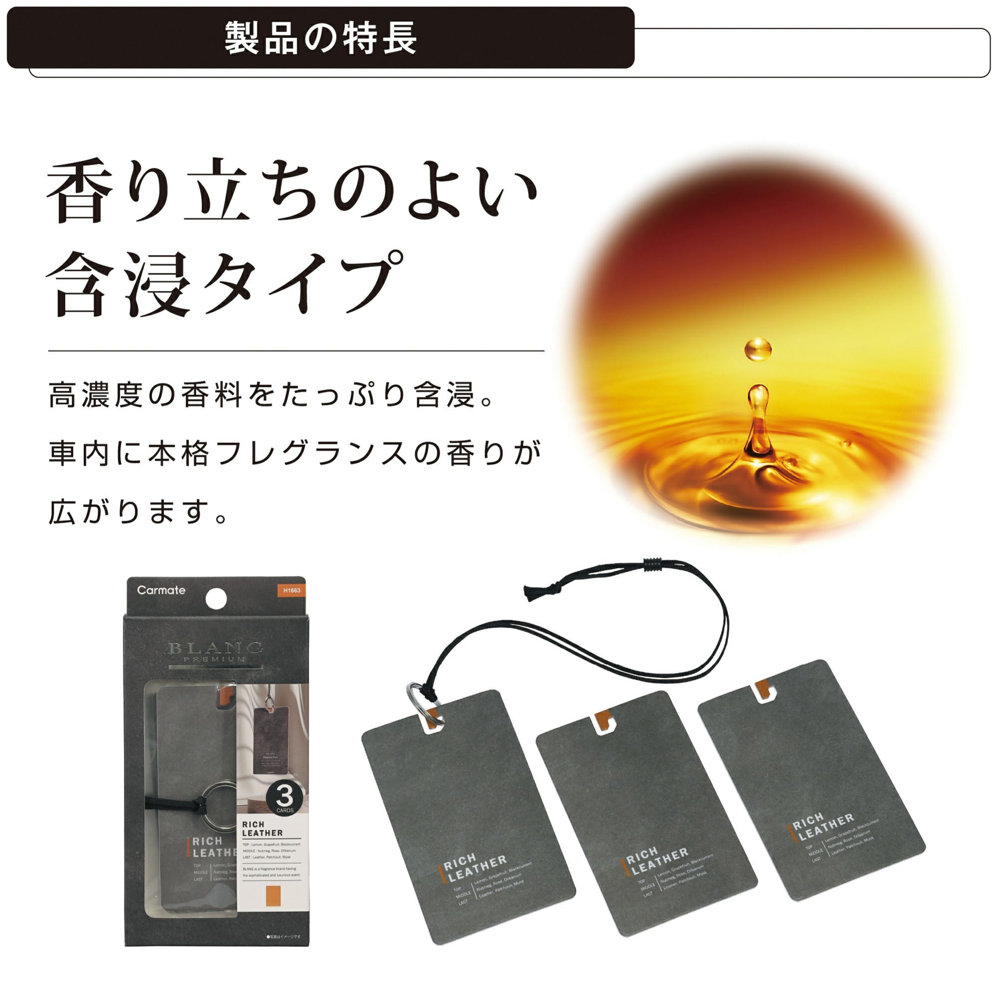 H1663 ブラング ハンギング NL リッチレザー | カーメイト 公式