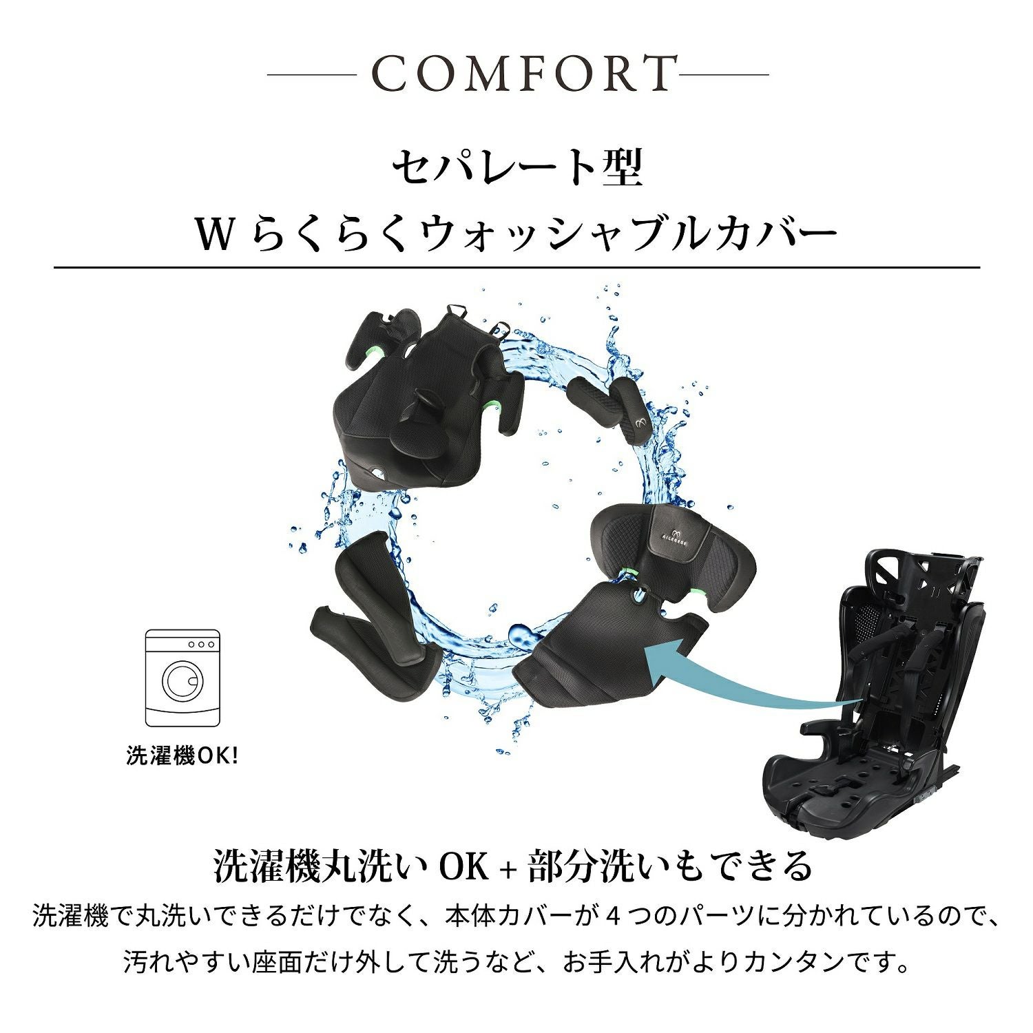 CF135 エールベベ・パパットR パールブラック | カーメイト 公式