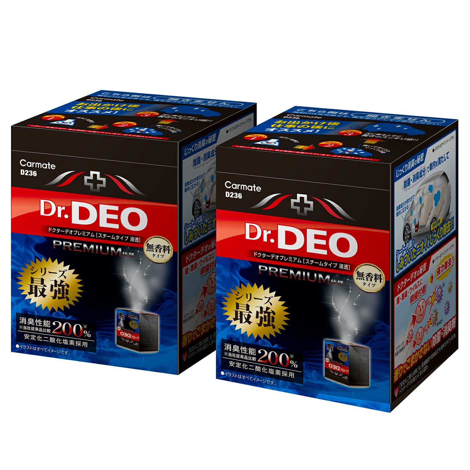 D236W ドクターデオプレミアム スチームタイプ 浸透 無香 2個セット