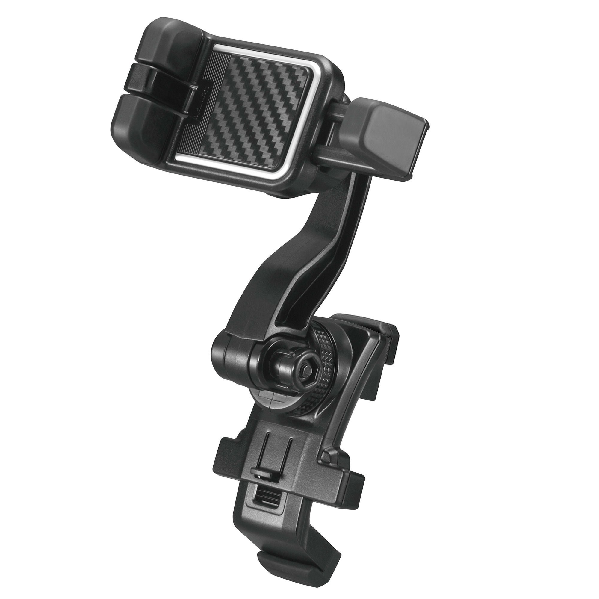 SA40 スマホルダー エアコン取付け ロングアーム クイックS ブラック