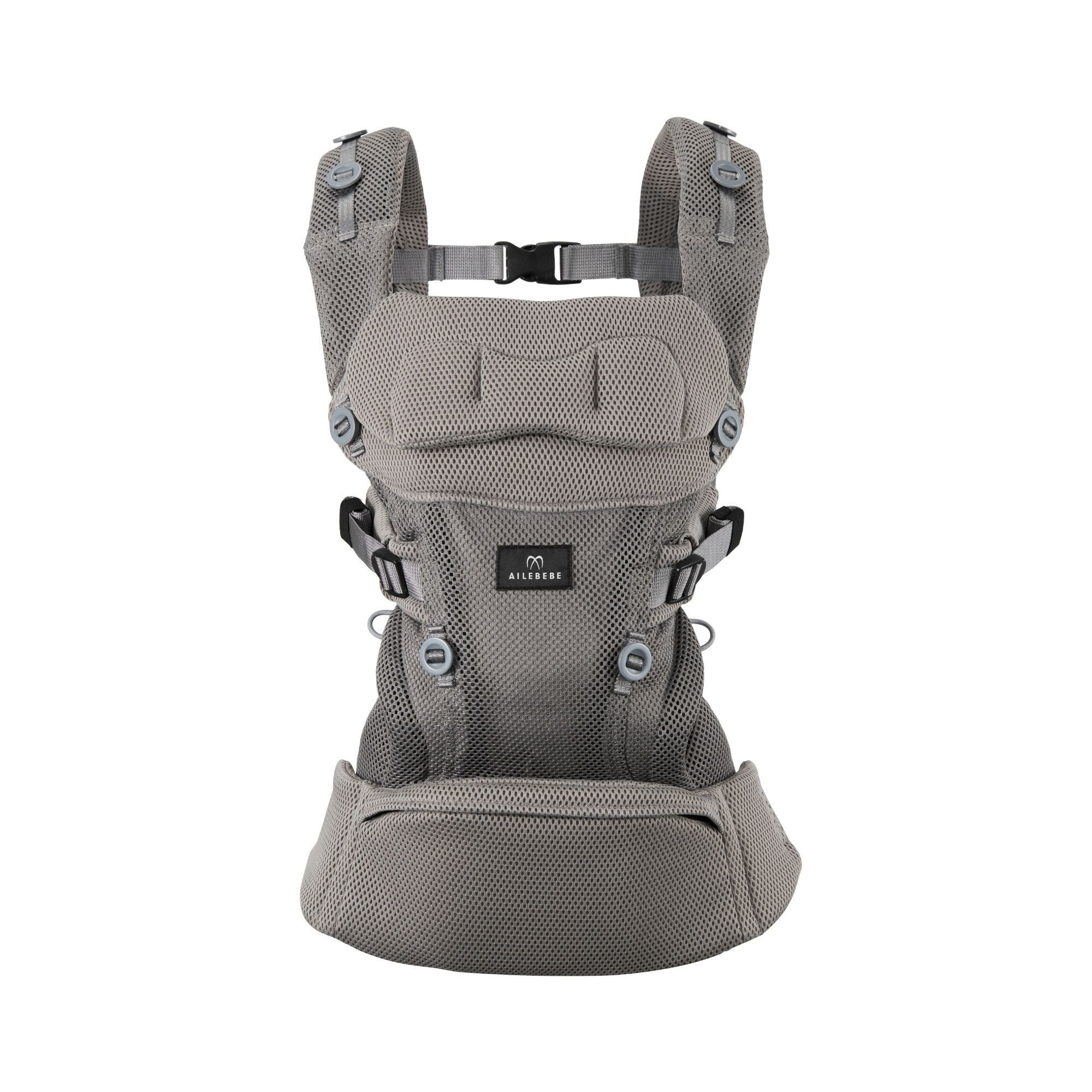 BB903 エールベベ・ベビーキャリア スリー ニュアンスグレー