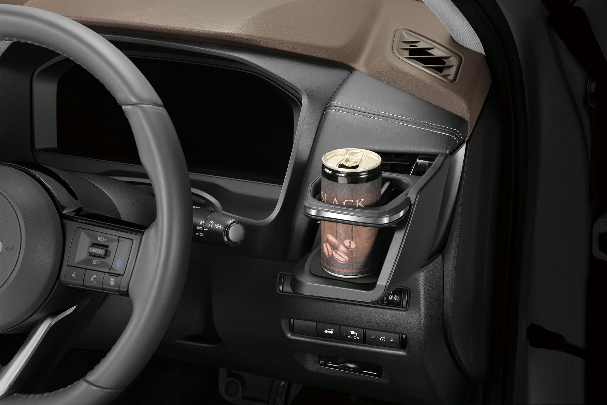 NZ855 エクストレイル専用ドリンクホルダー 運転席用 シルバー