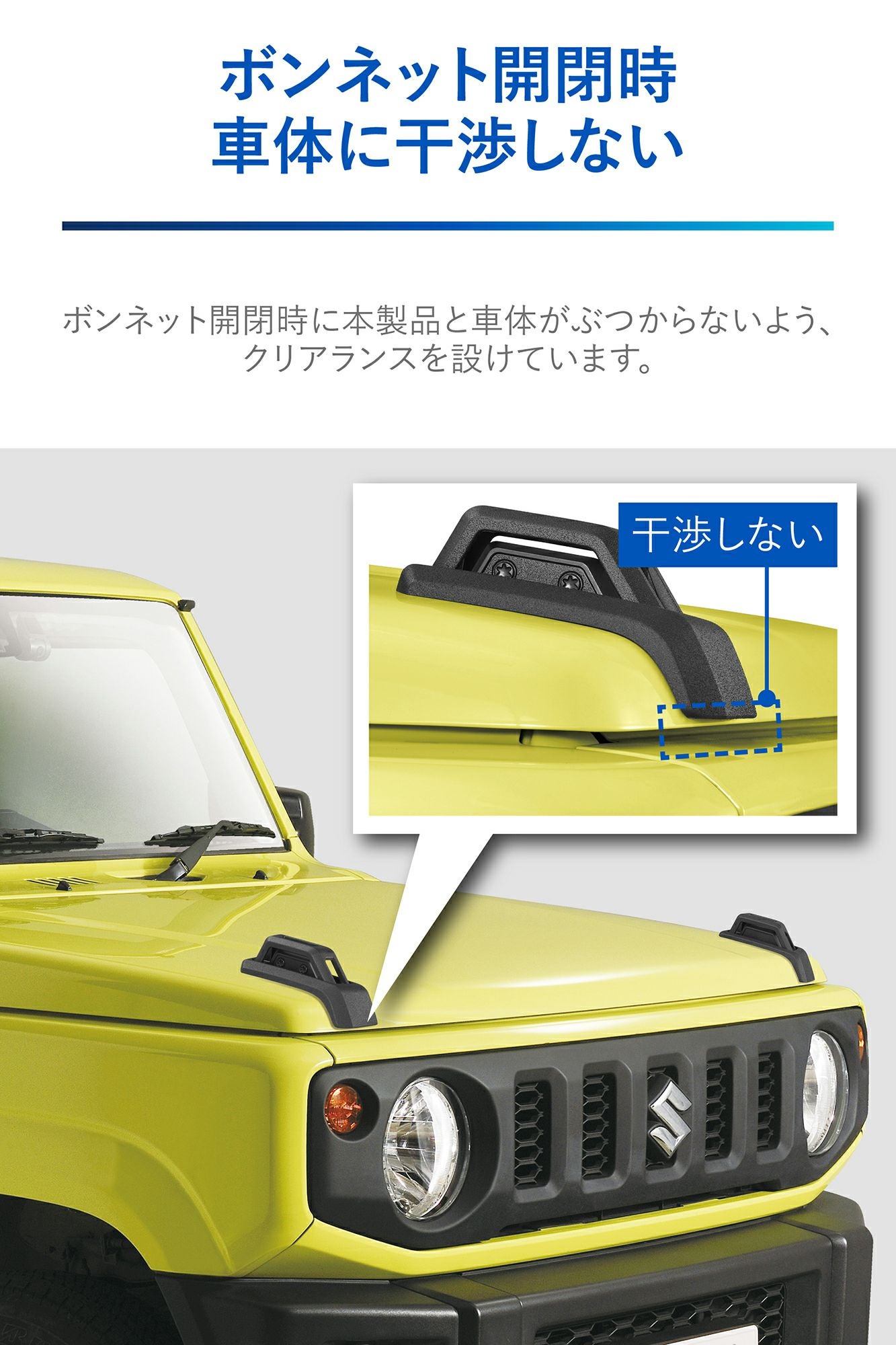 NZ880 ジムニー専用 ドレスアップパーツ ブッシュワイヤーステー