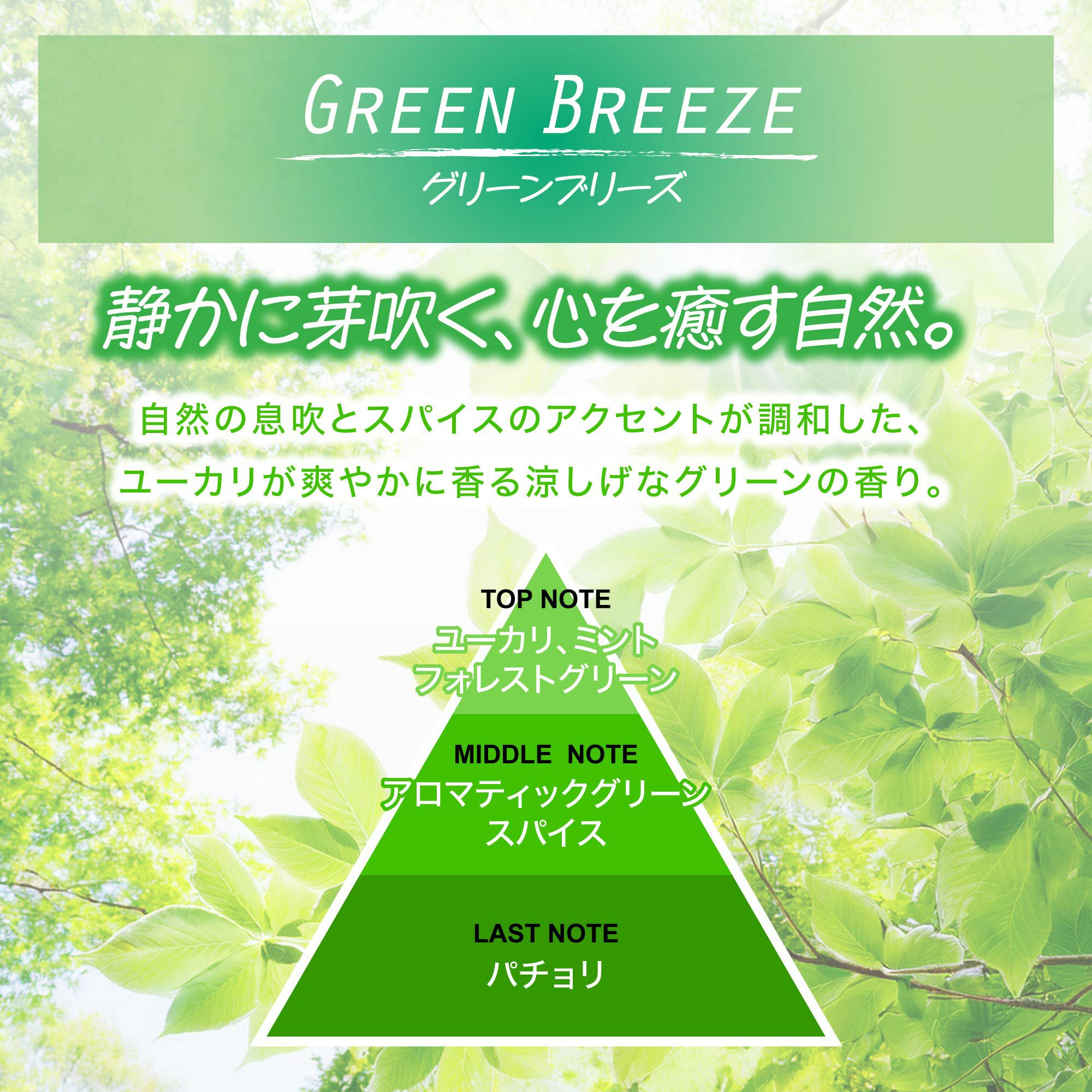 L10084 噴霧式ディフューザー専用オイル 消臭アロマ グリーンブリーズ