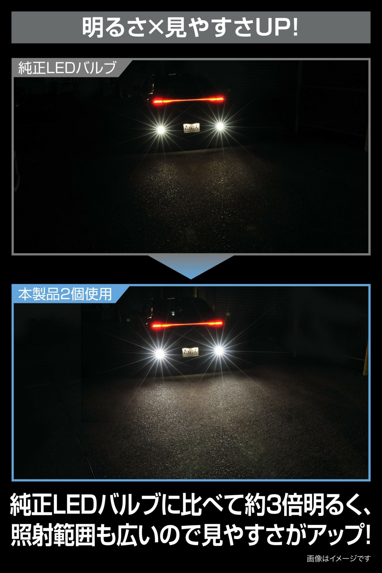 BW350 GIGA LEDバックランプ S1400GS 6000K 1400lm | カーメイト 公式