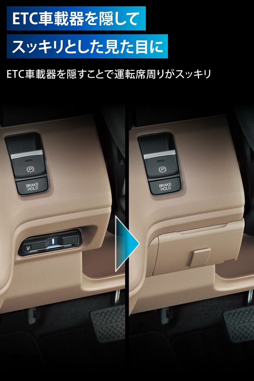 CX403K N-BOX JOY専用 ETCカバー ブラウン | カーメイト 公式